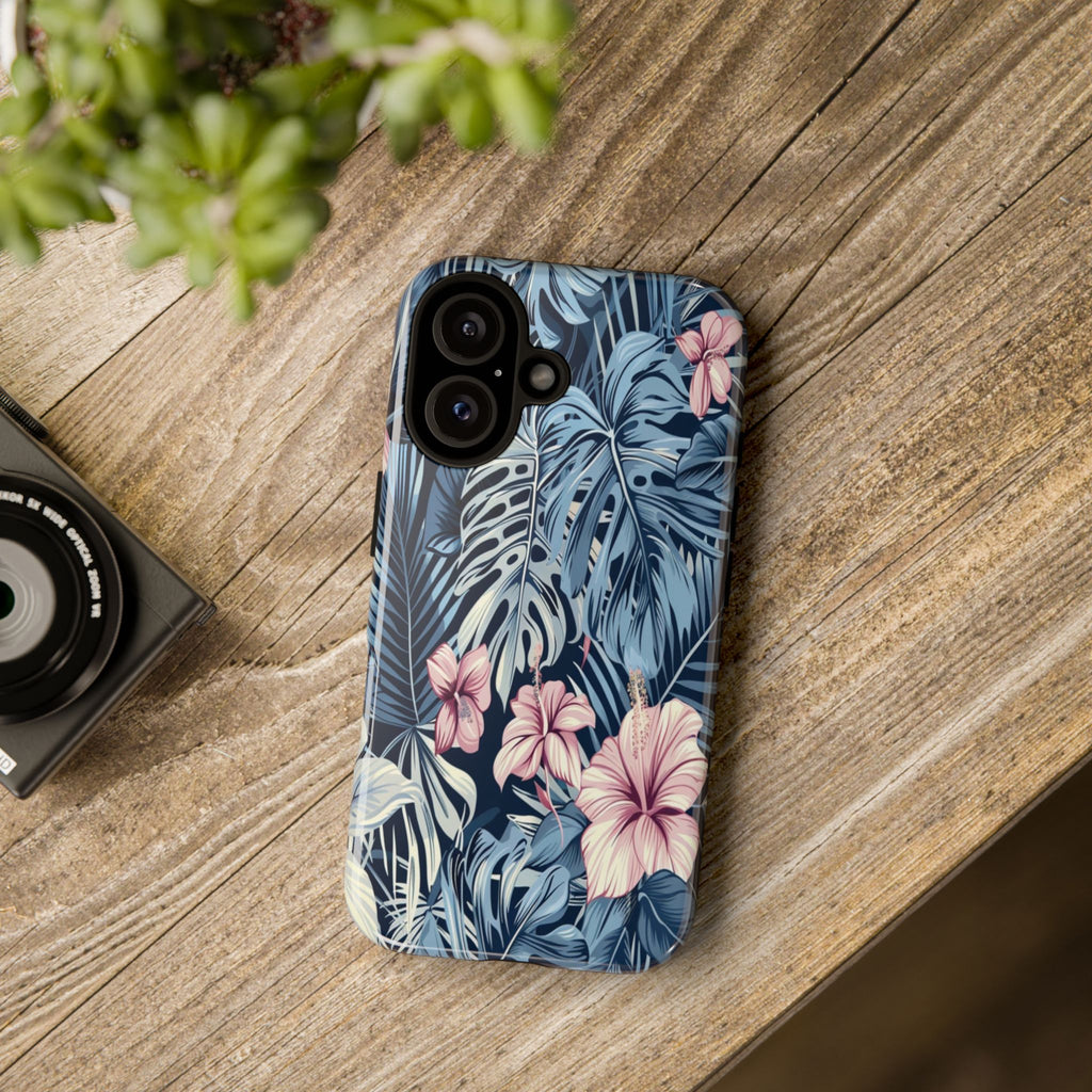 Tropical Hibiscus and Monstera Case