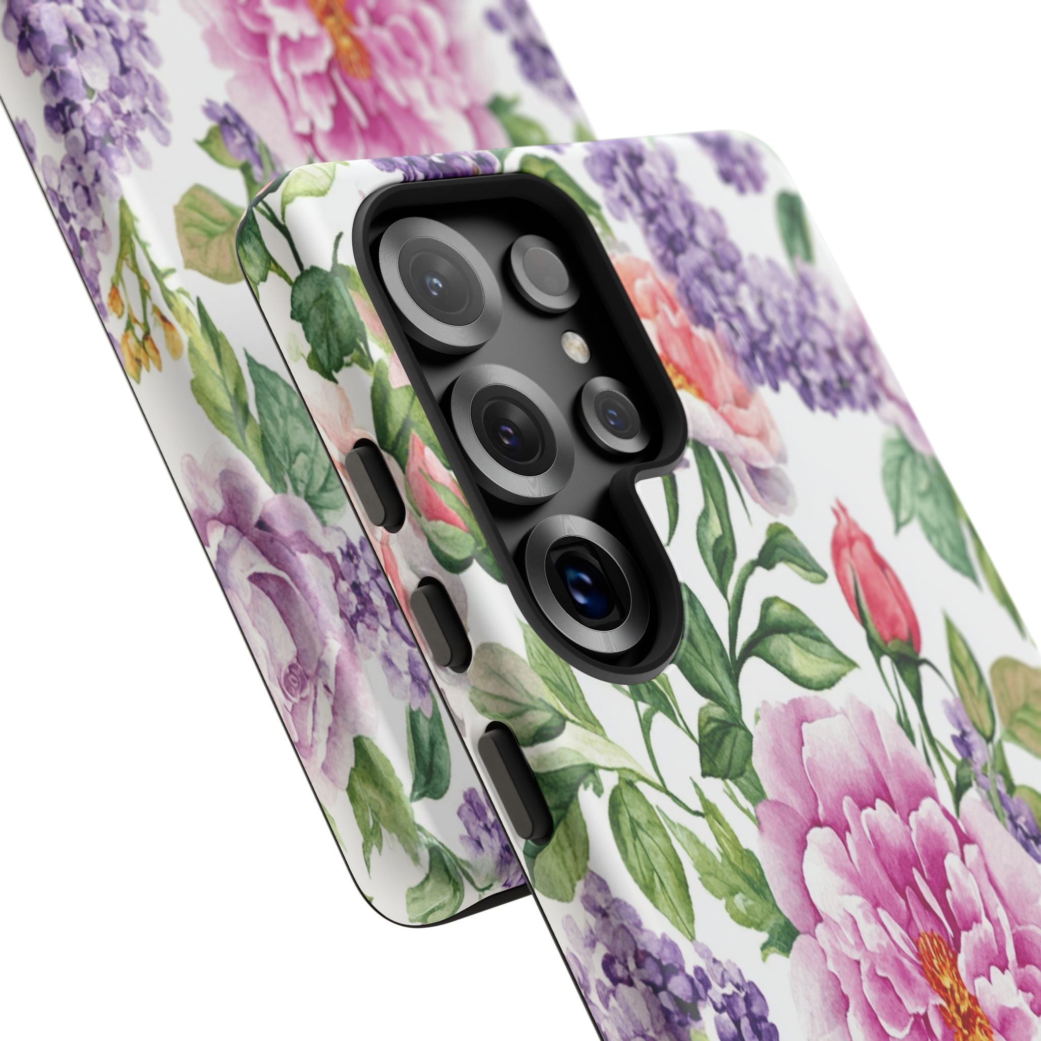 Watercolor Peonies and Lilacs Case