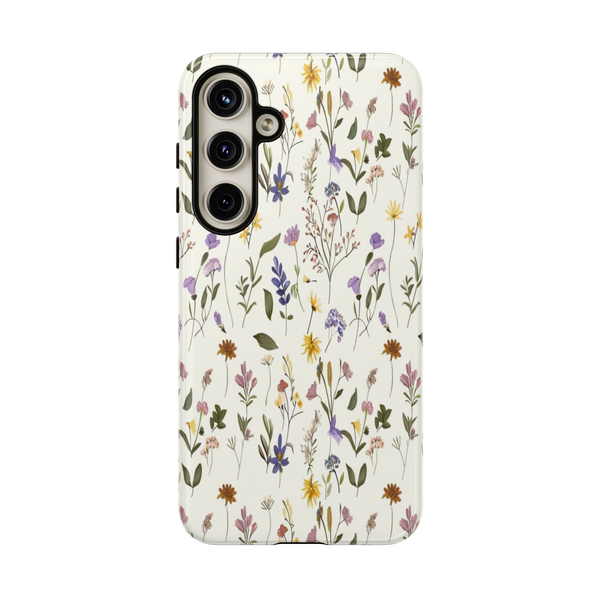 Delicate Watercolor Botanical Seamless Pattern