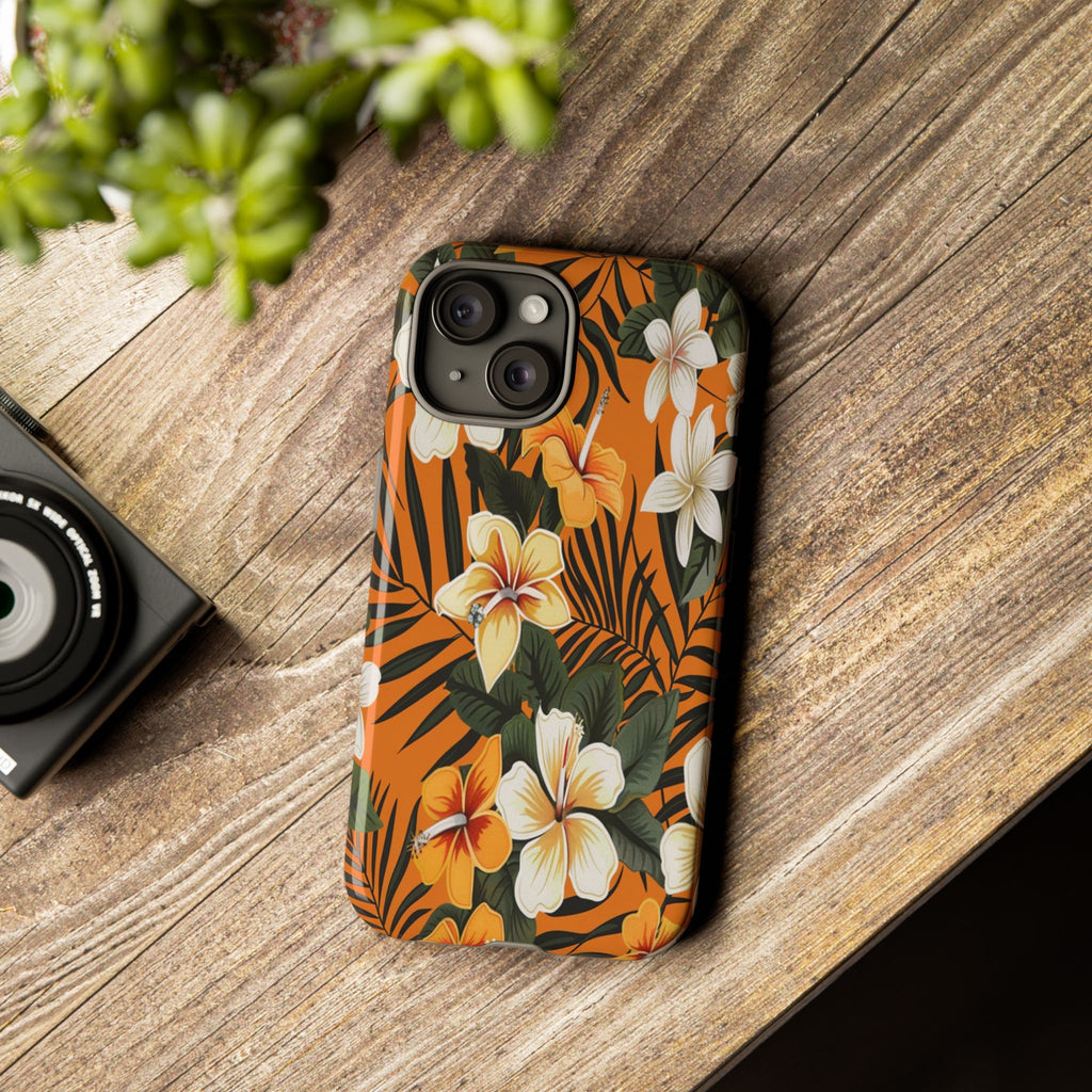Vibrant Orange Tropical Case
