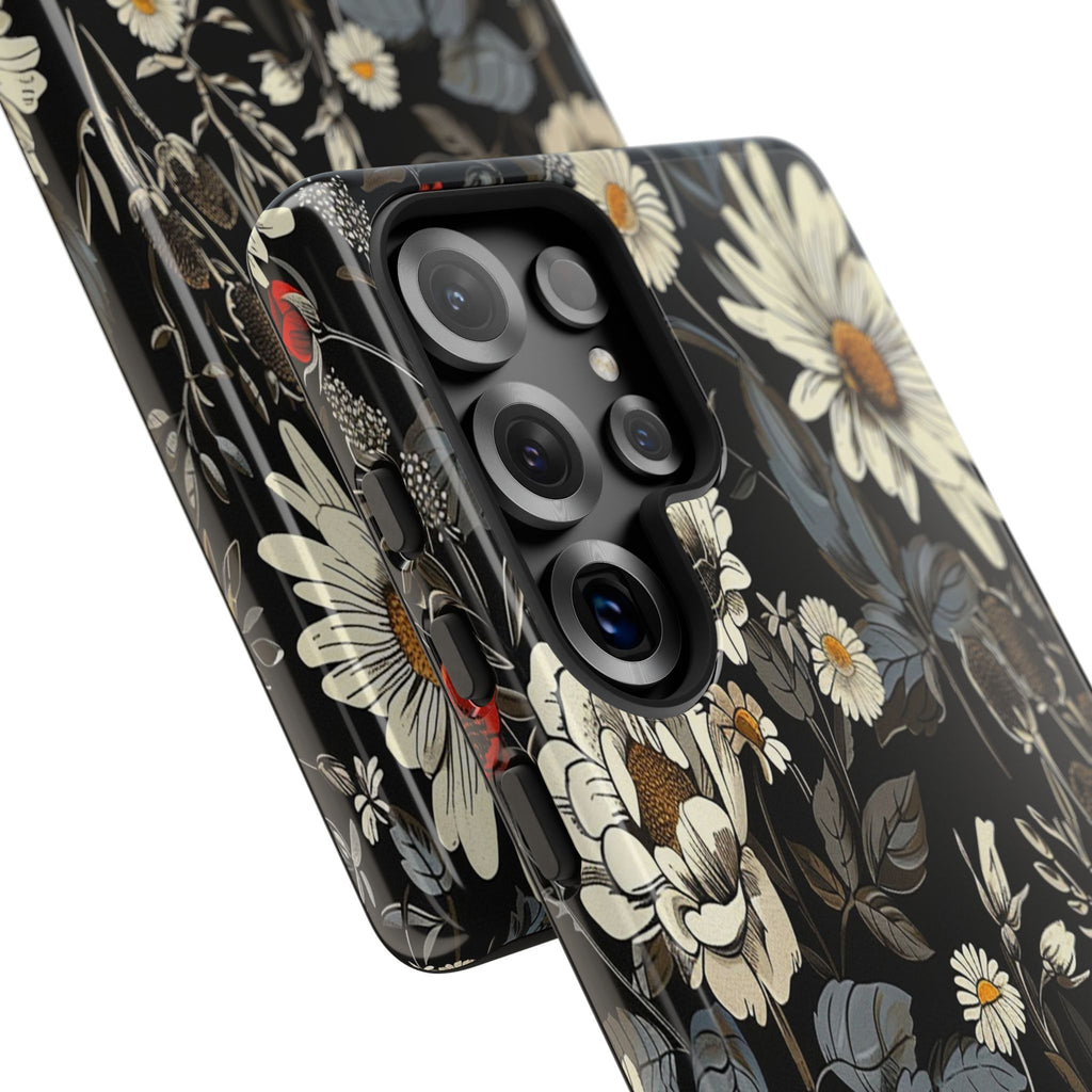 Dark Rose and Daisy Case