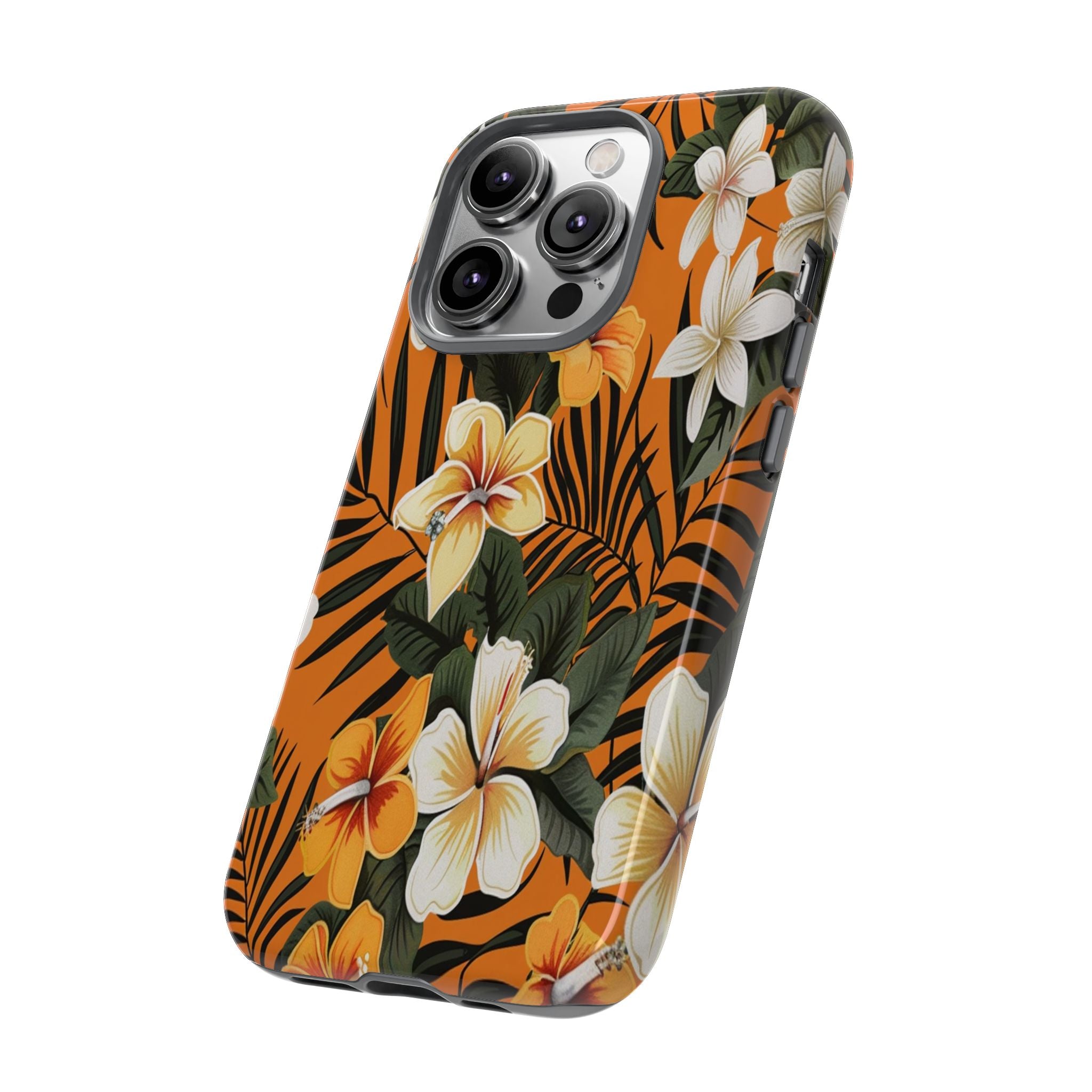 Vibrant Orange Tropical Case