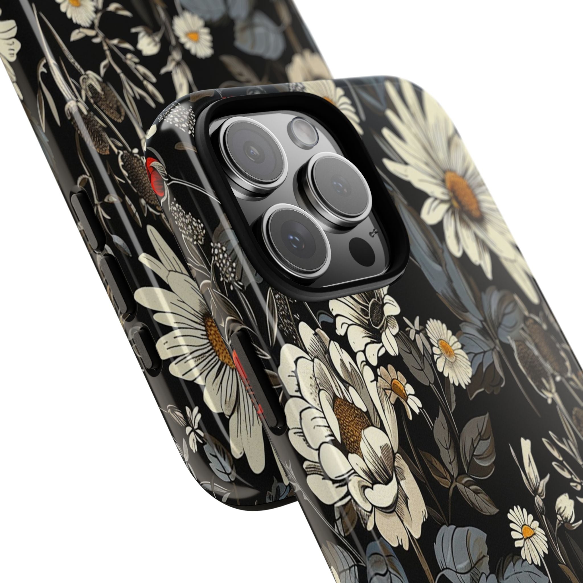Dark Rose and Daisy Case