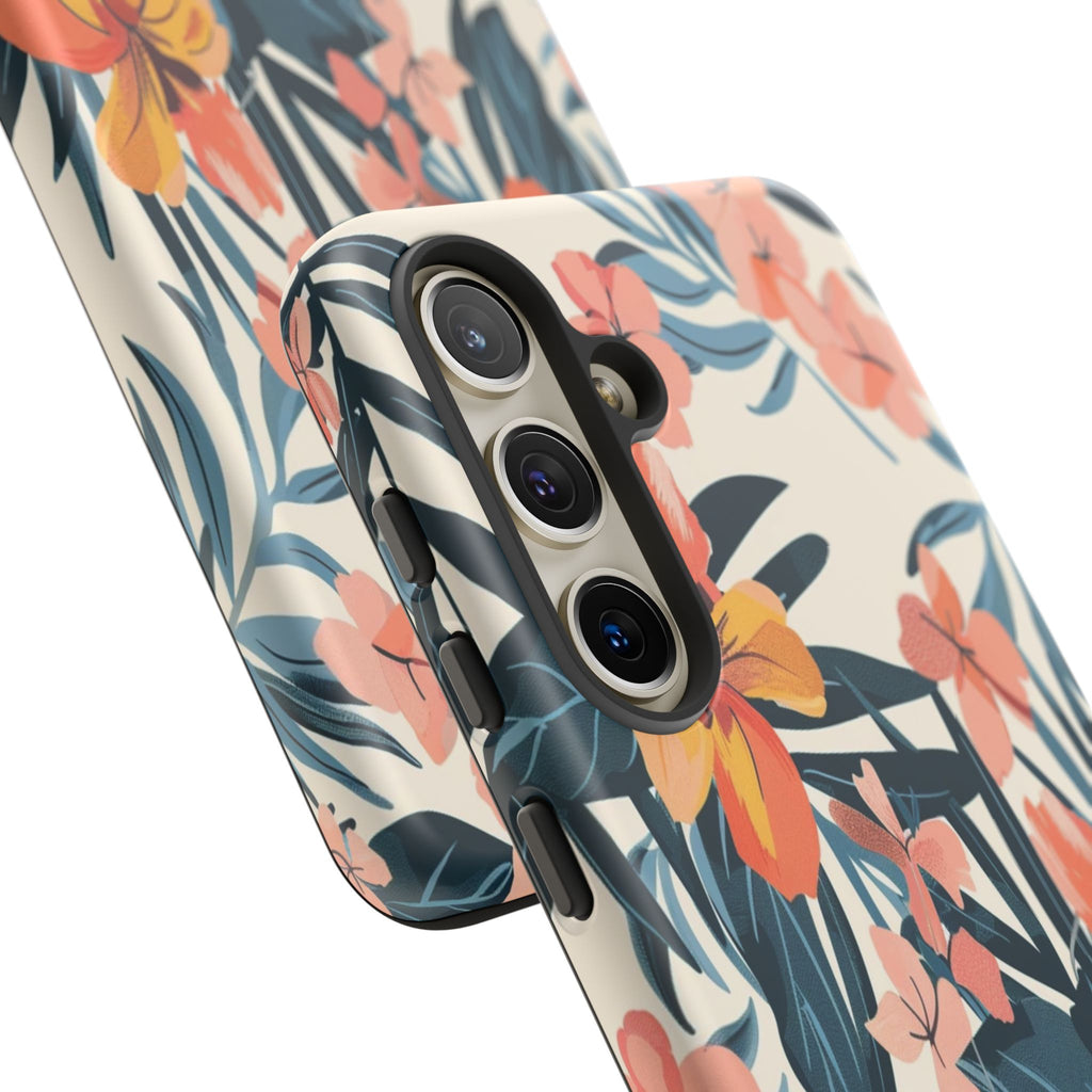 Tropical White and Blue Case