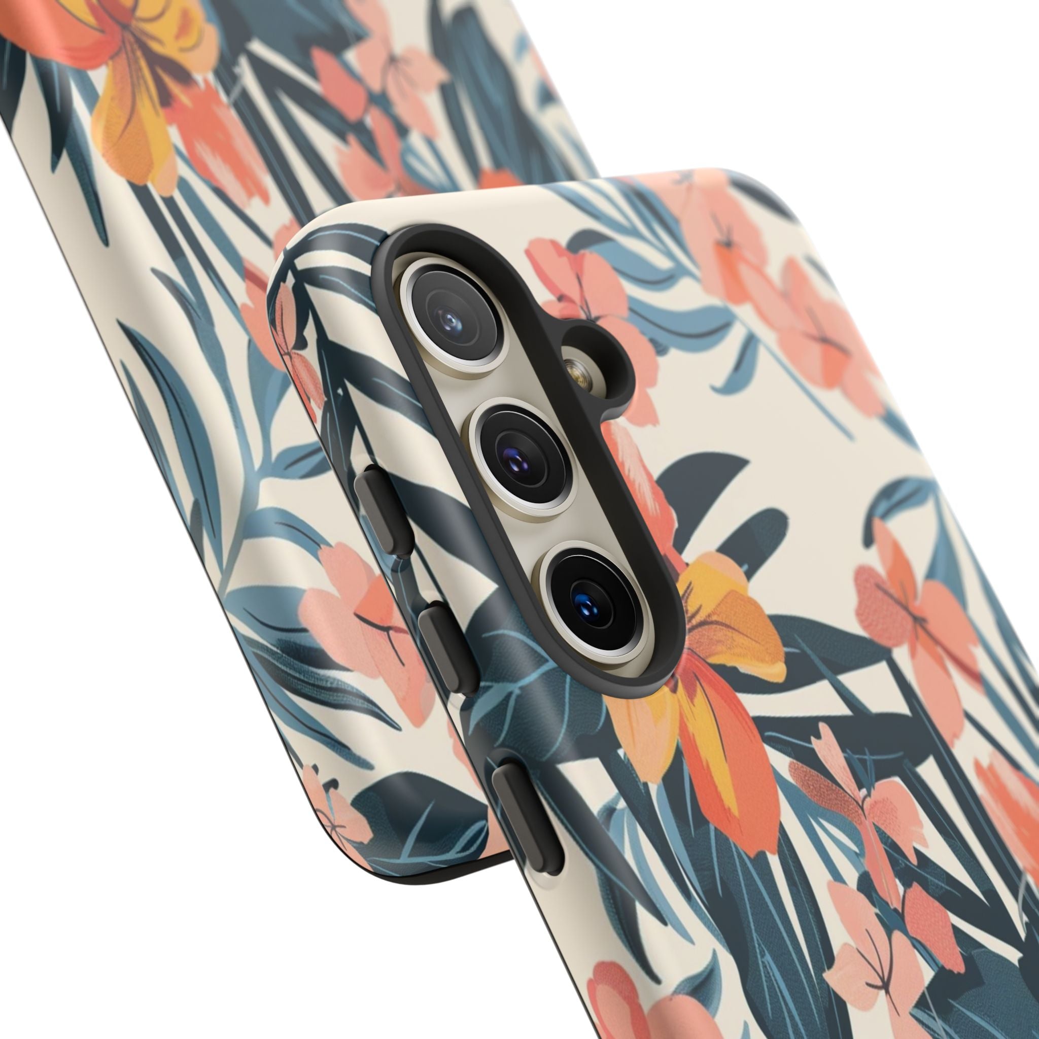 Tropical White and Blue Case