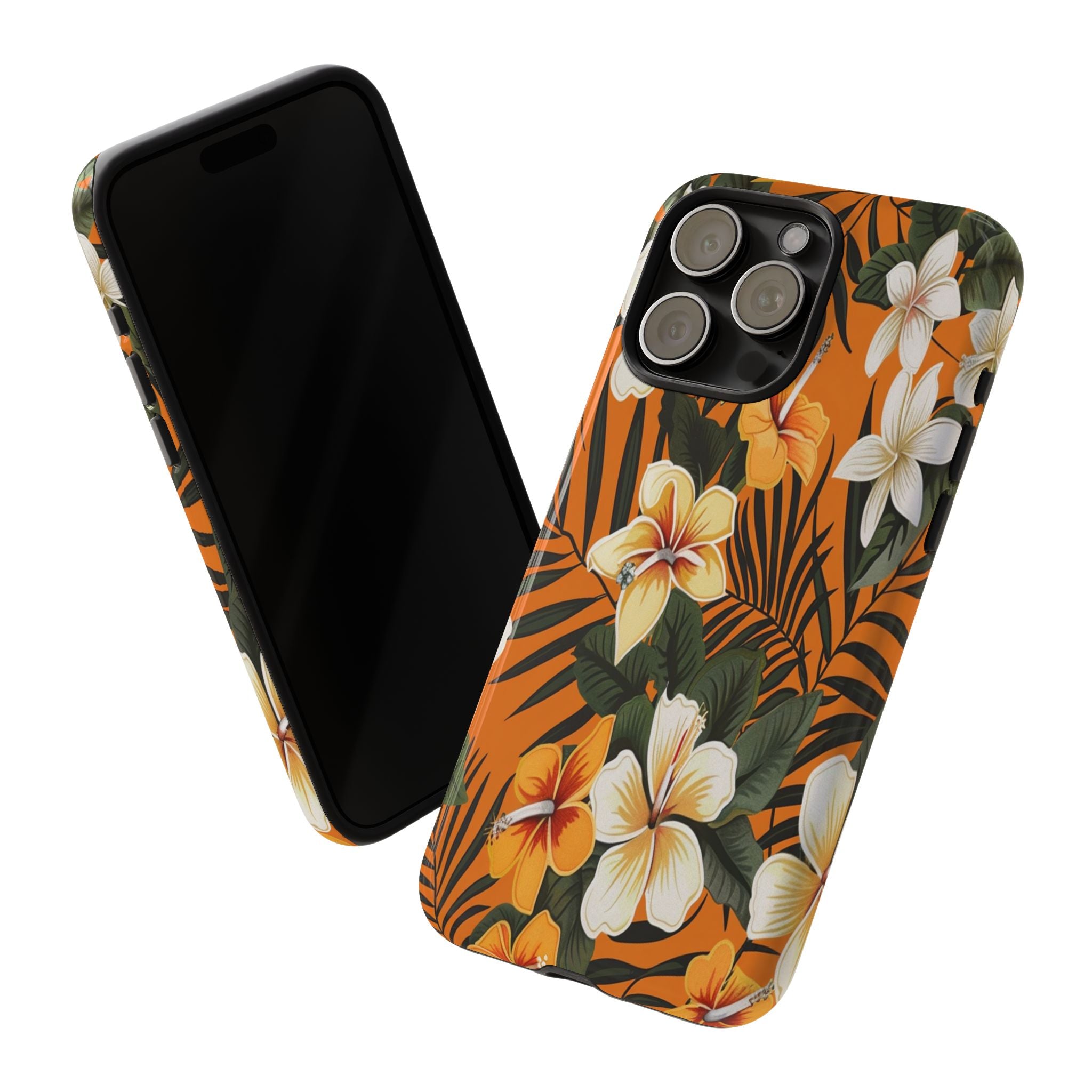 Vibrant Orange Tropical Case