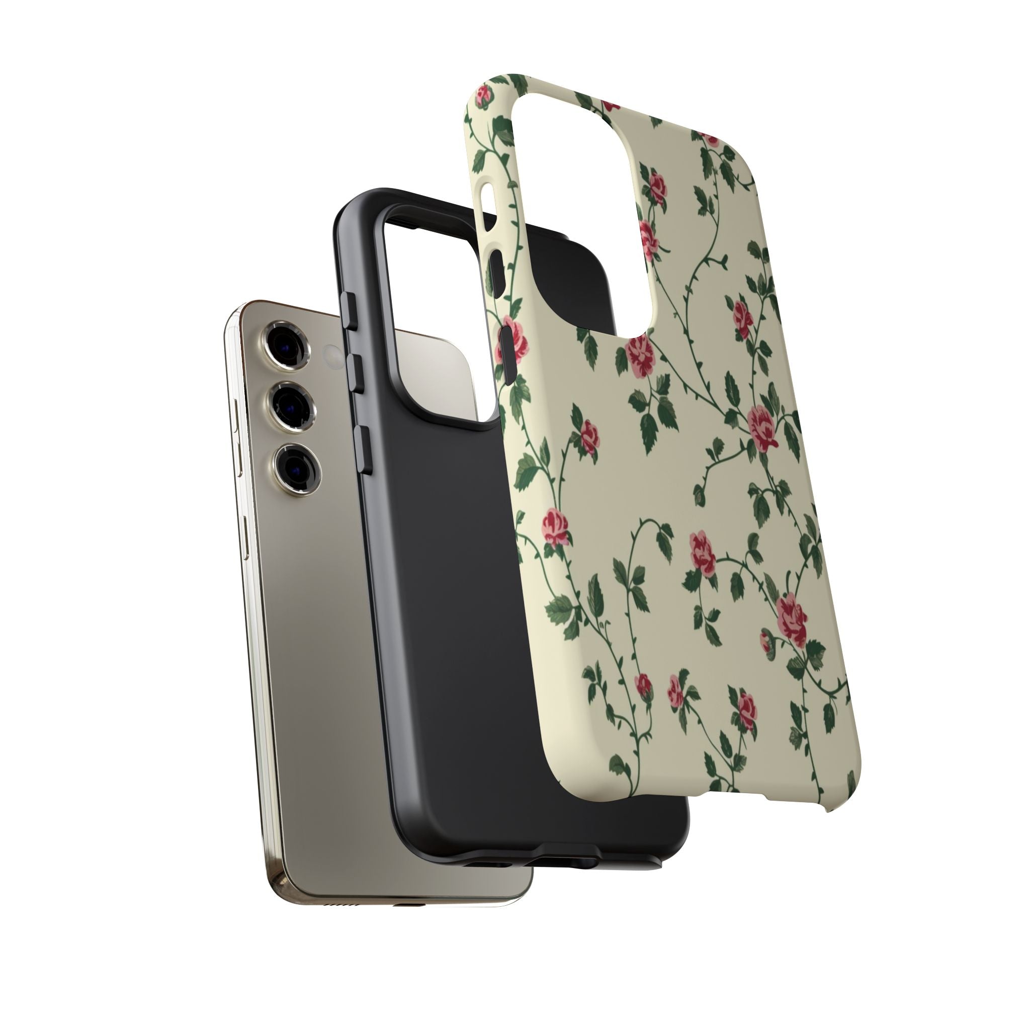Elegant Pink Victorian Roses Case