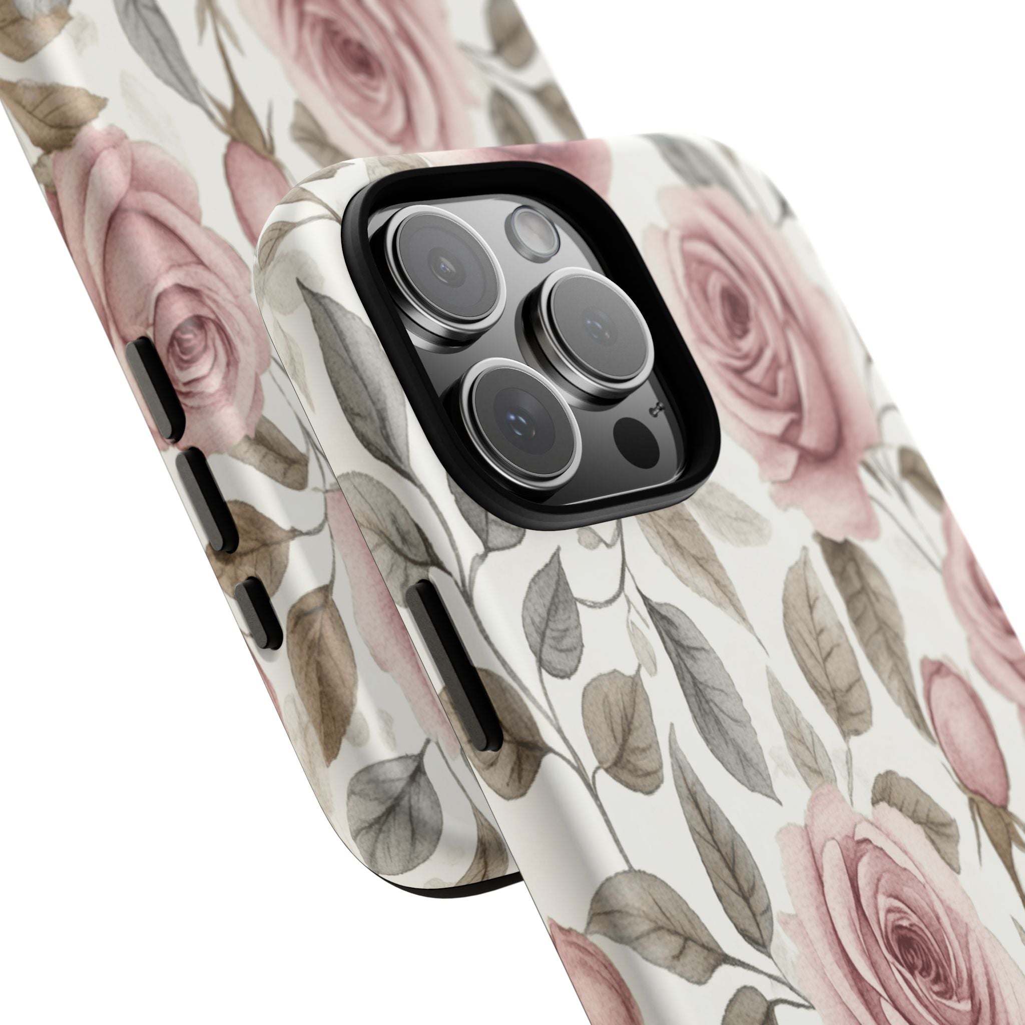 Elegant Watercolor Rose Case
