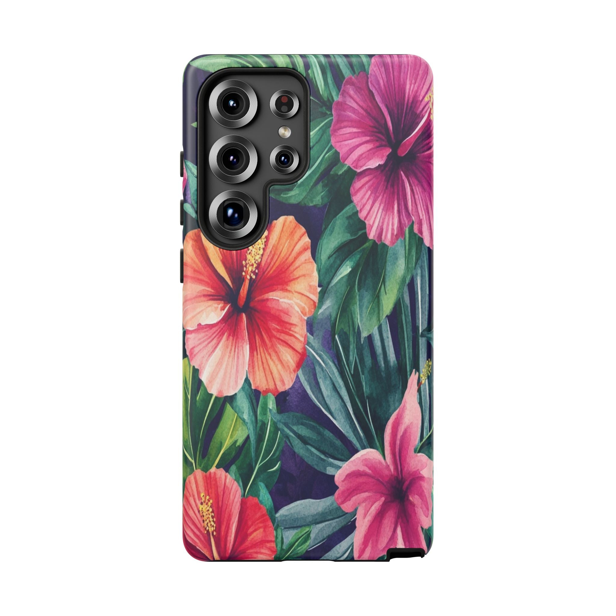 Navy Floral Watercolor