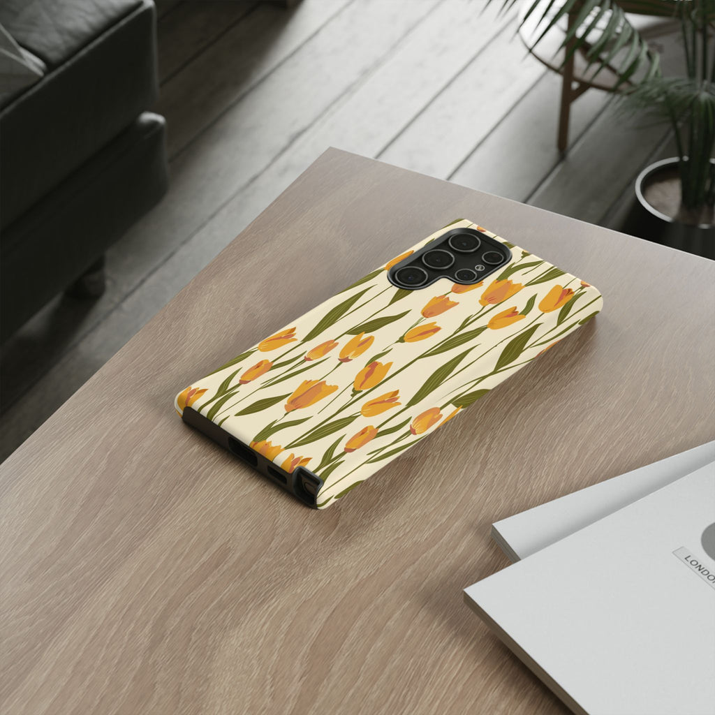 Yellow and Orange Tulips Case