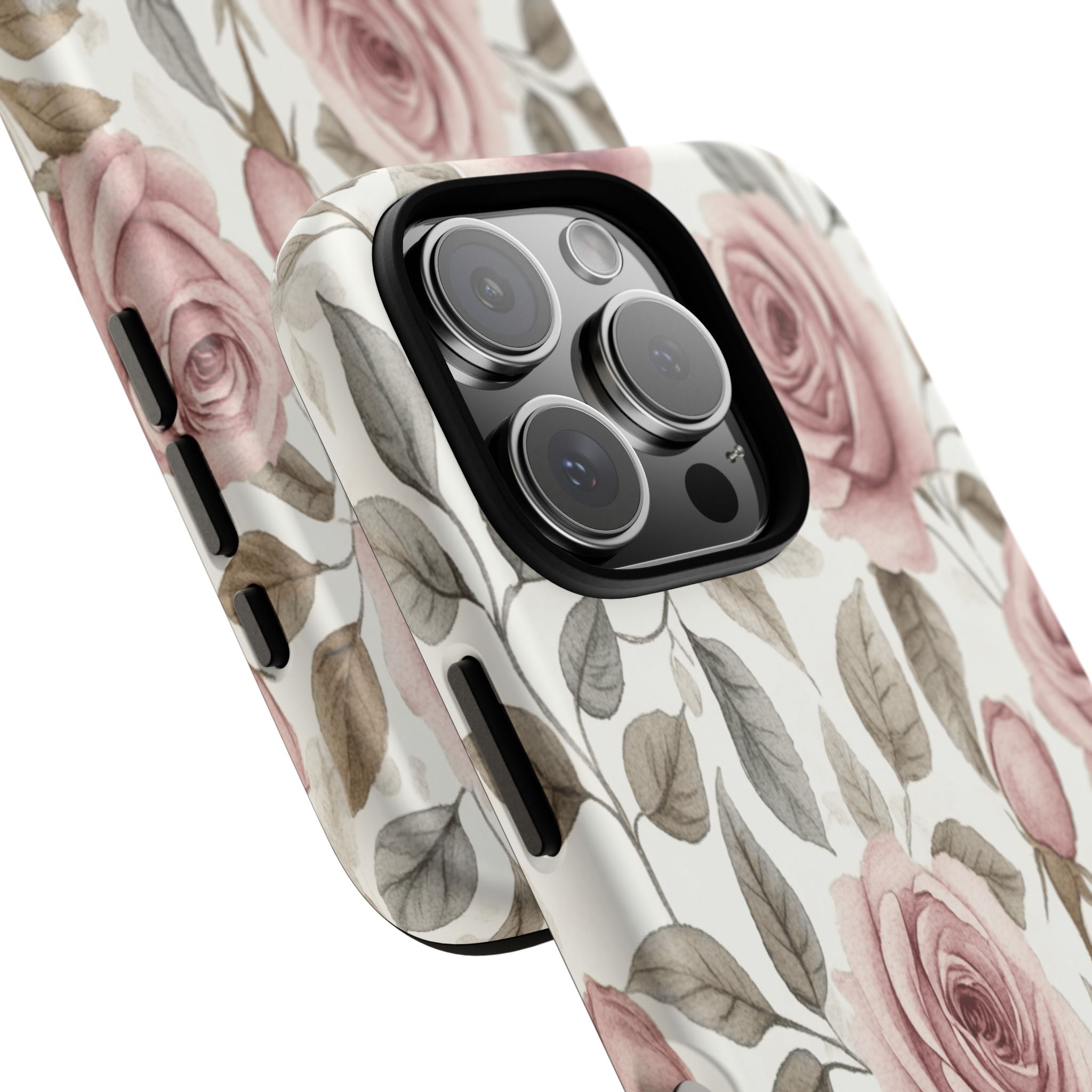 Elegant Watercolor Rose Case