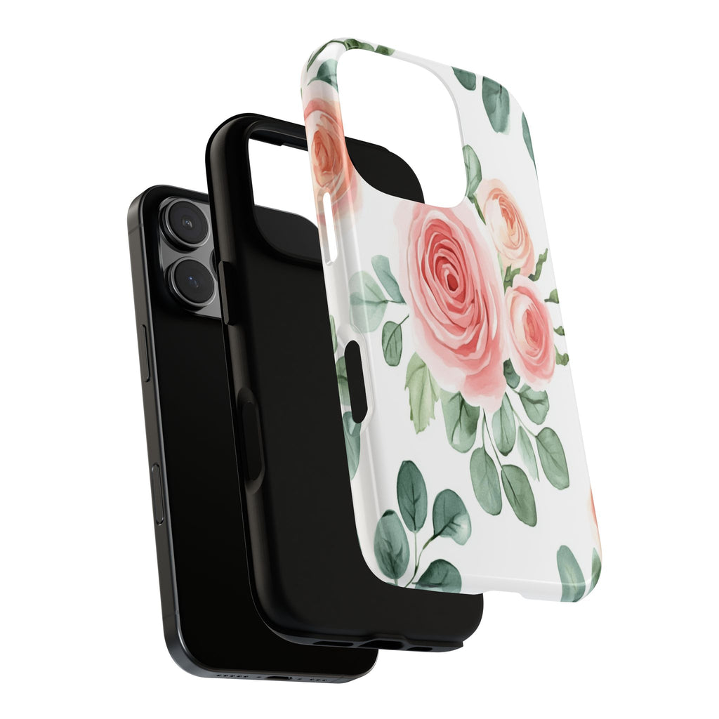 Delicate Watercolor Rose Case