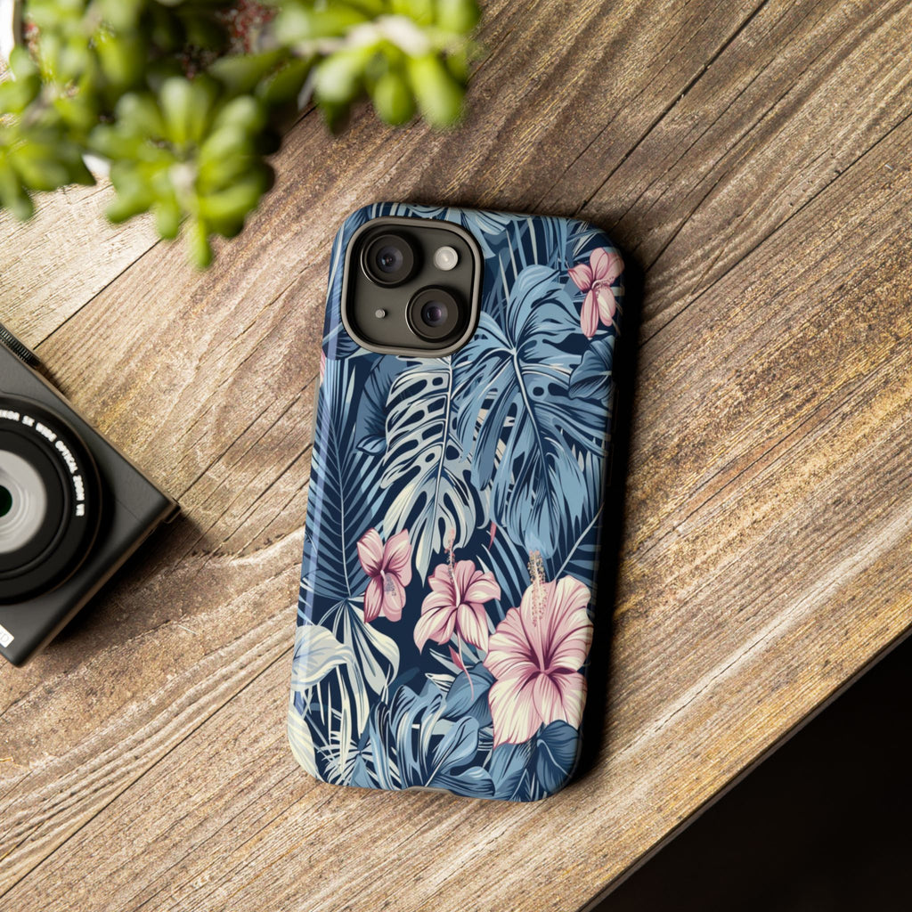 Tropical Hibiscus and Monstera Case