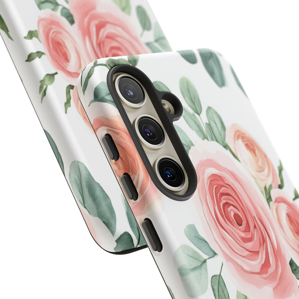 Delicate Watercolor Rose Case