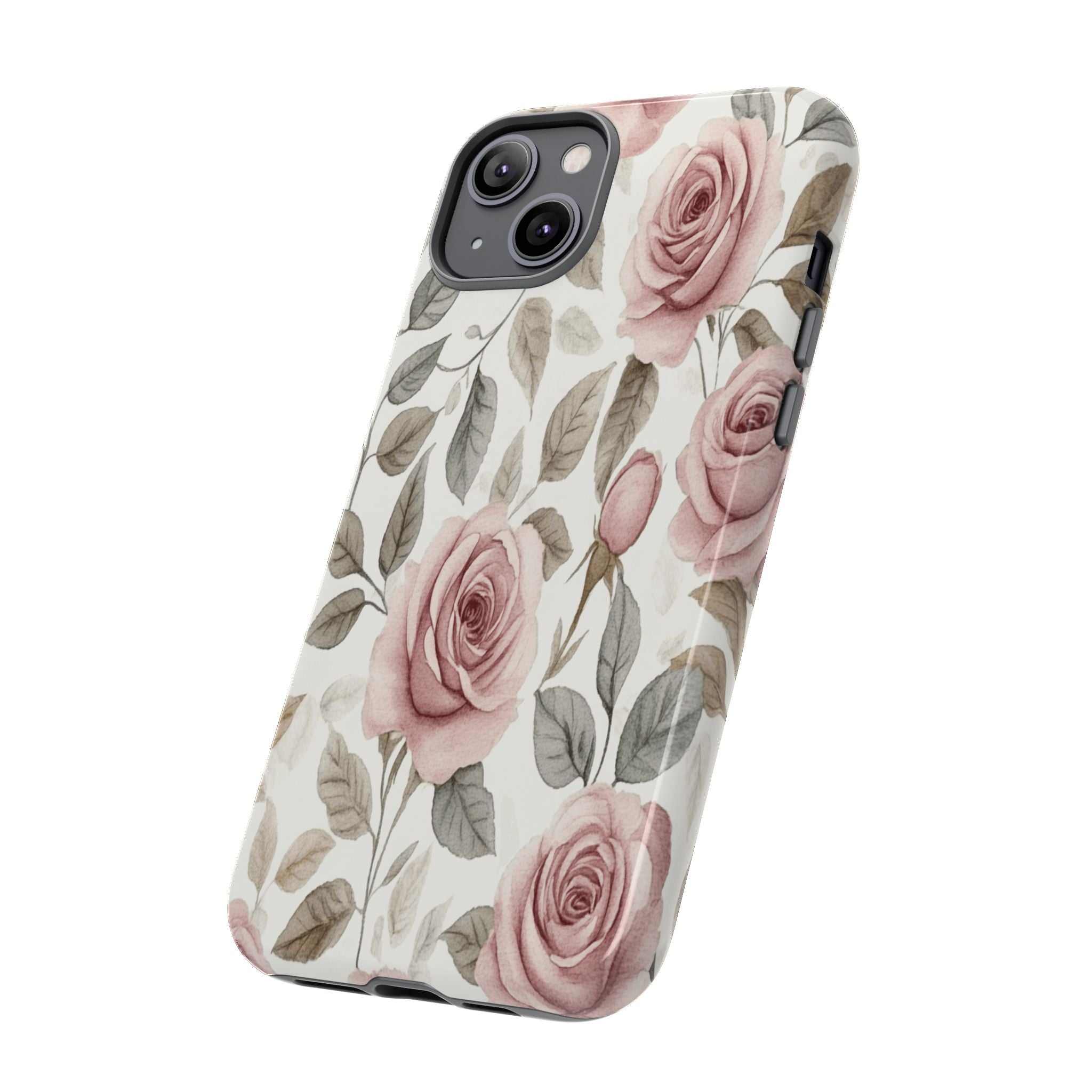Elegant Watercolor Rose Case