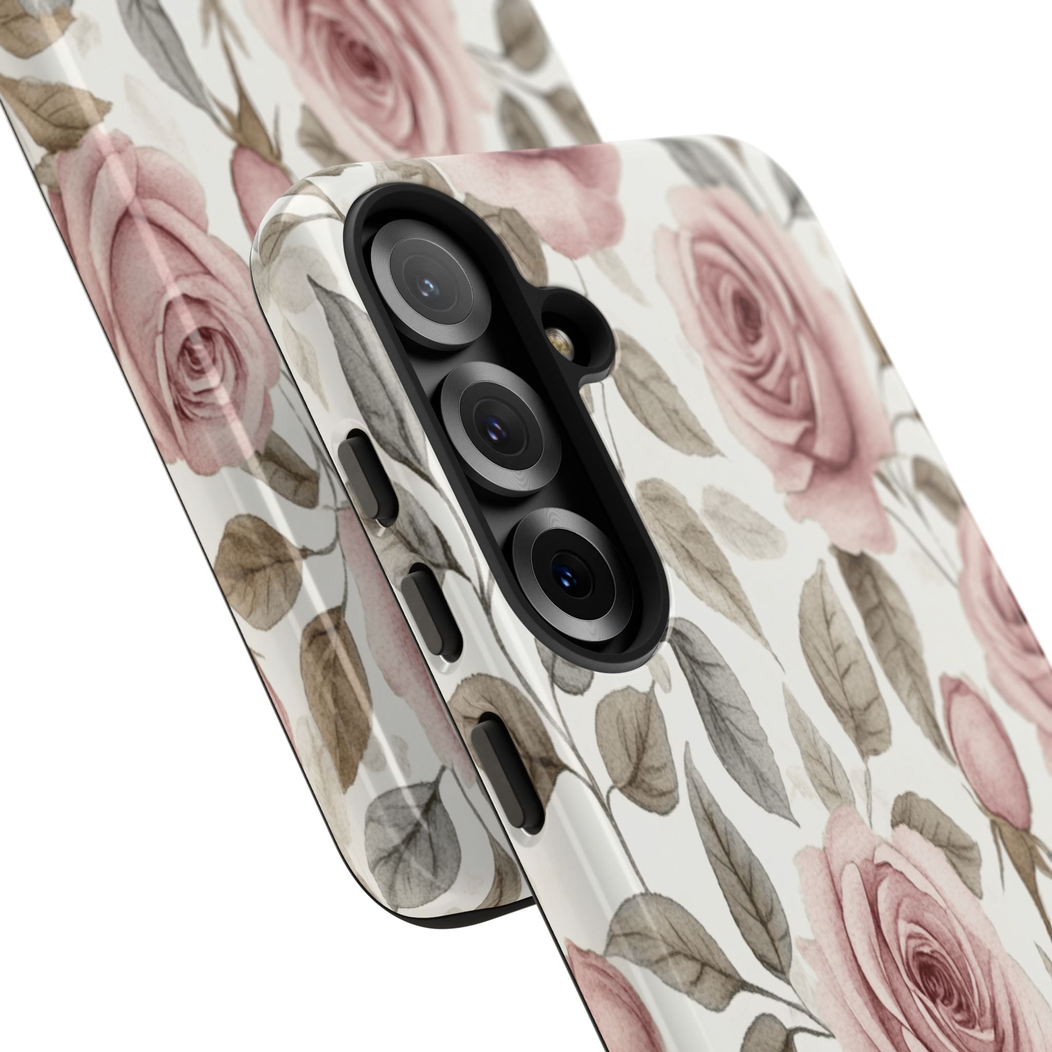 Elegant Watercolor Rose Case