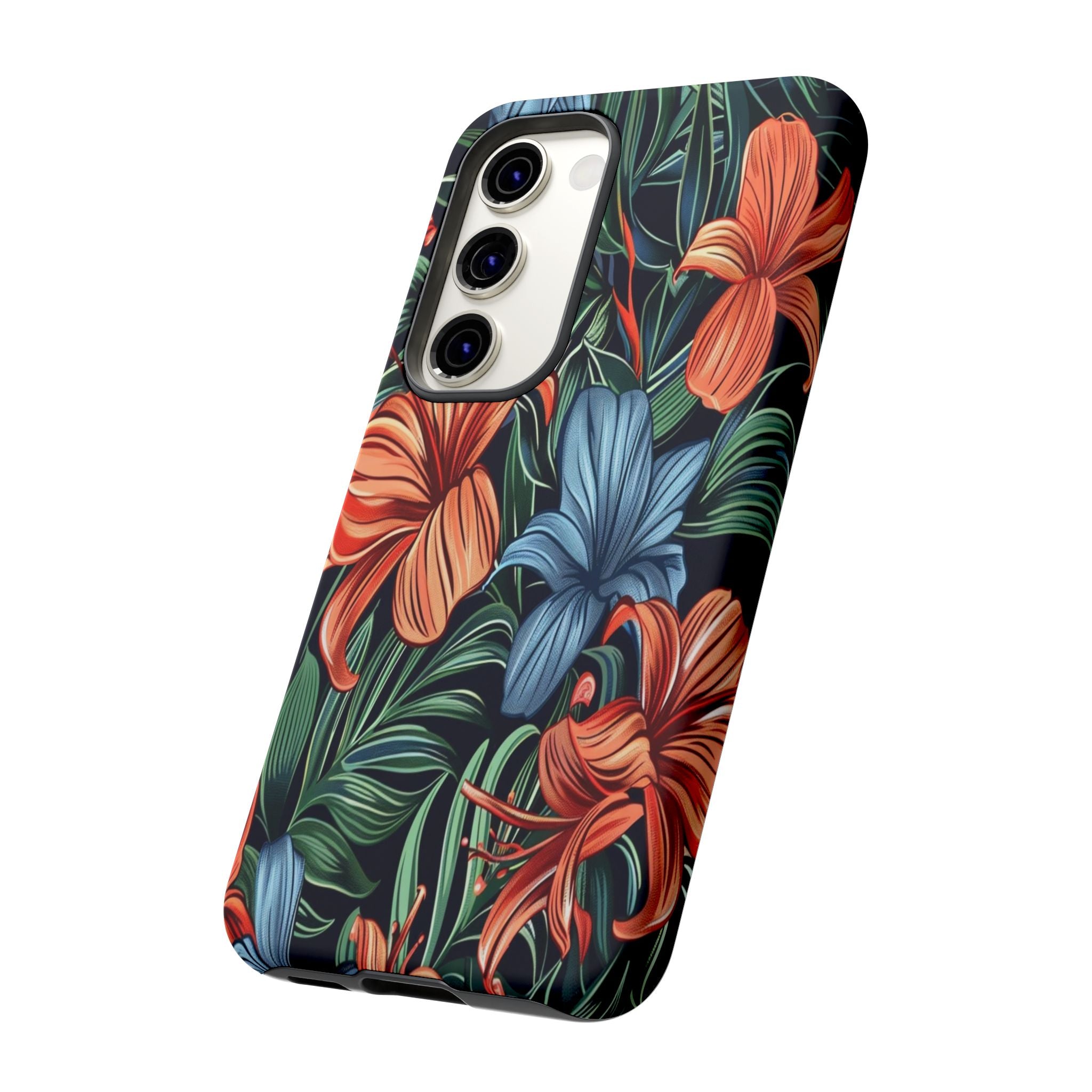 Tropical Red and Blue Case