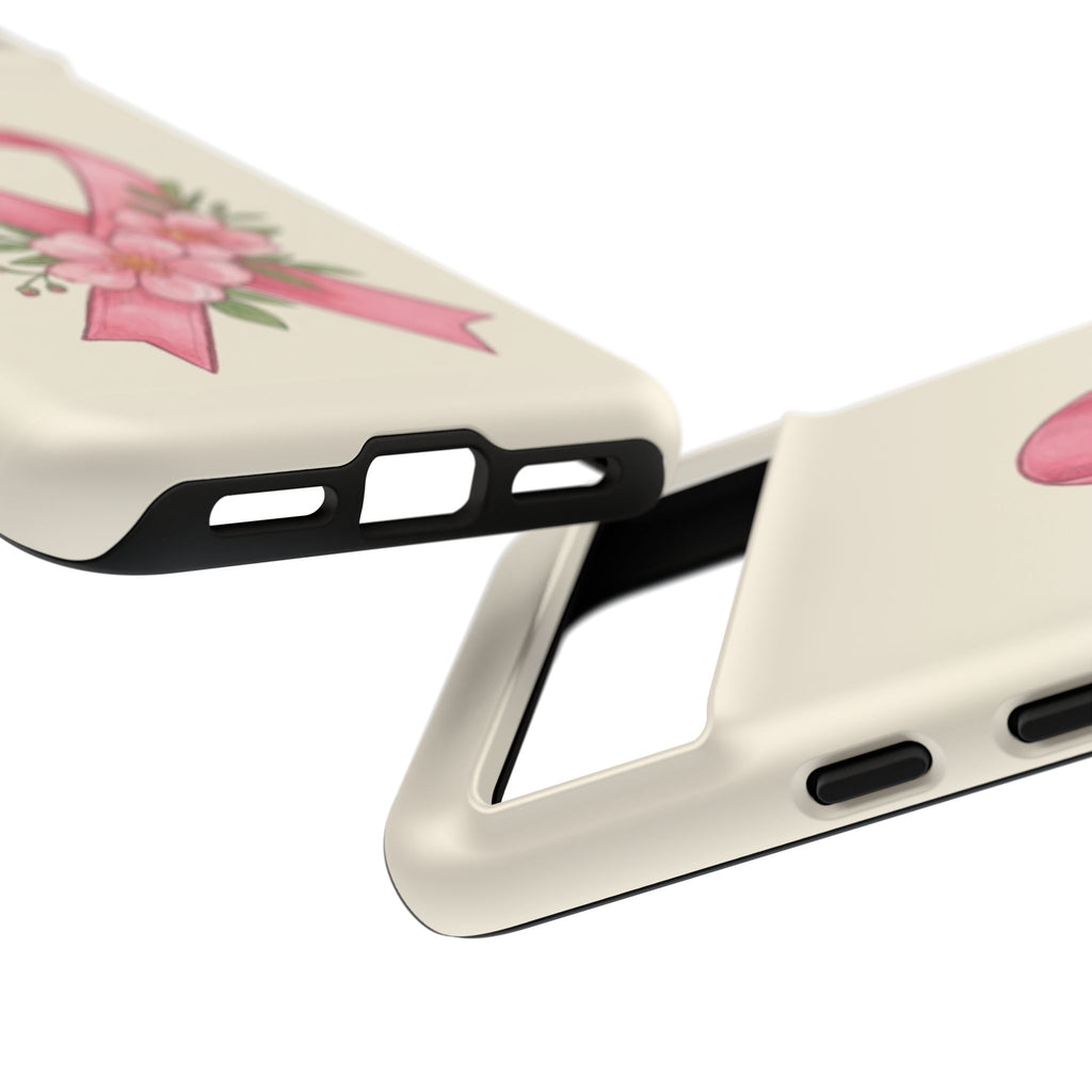 Floral Breast Cancer Awareness Case