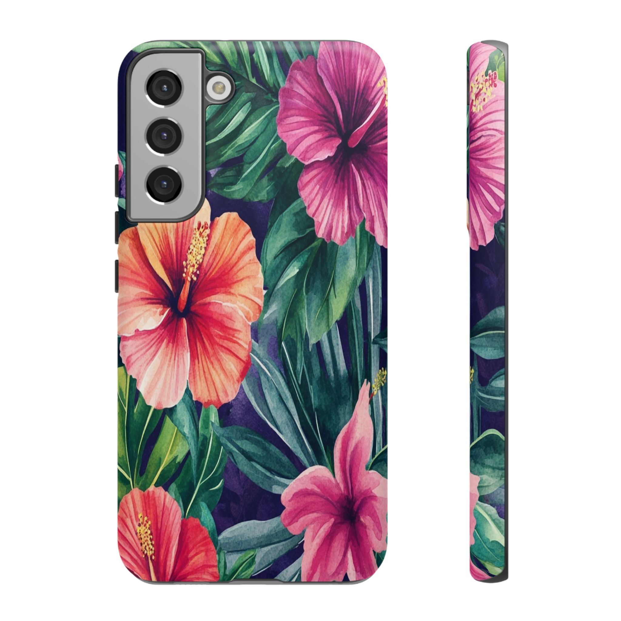 Navy Floral Watercolor