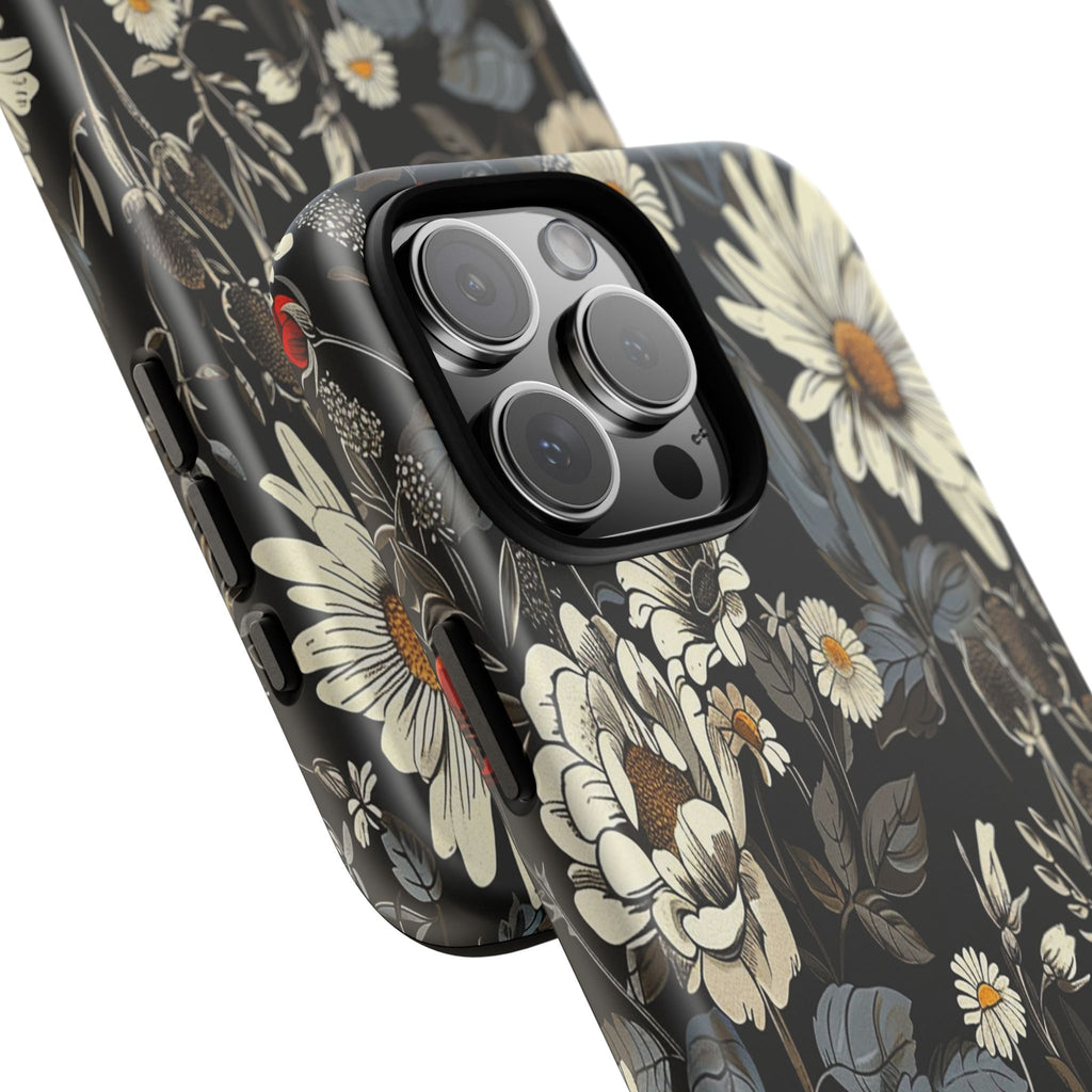 Dark Rose and Daisy Case