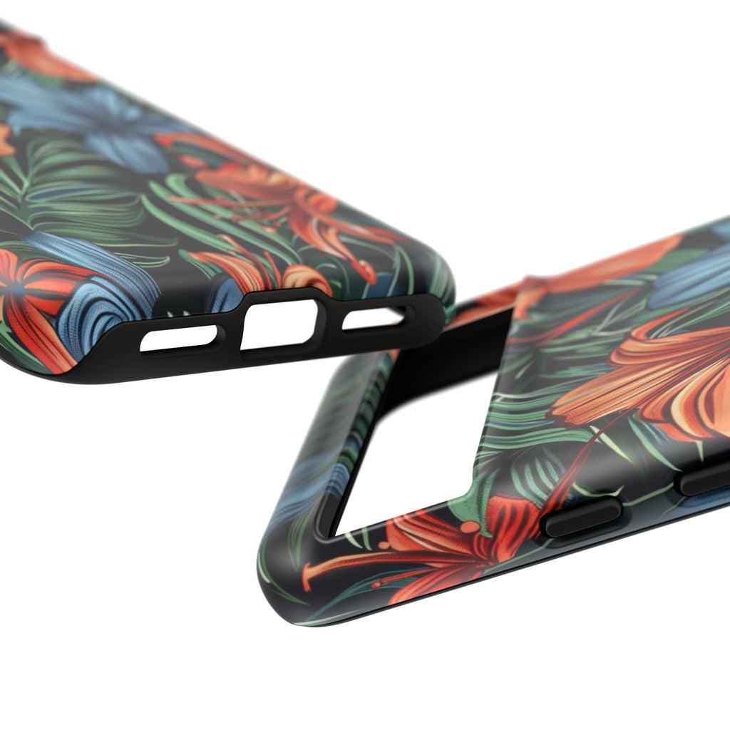 Tropical Red and Blue Case
