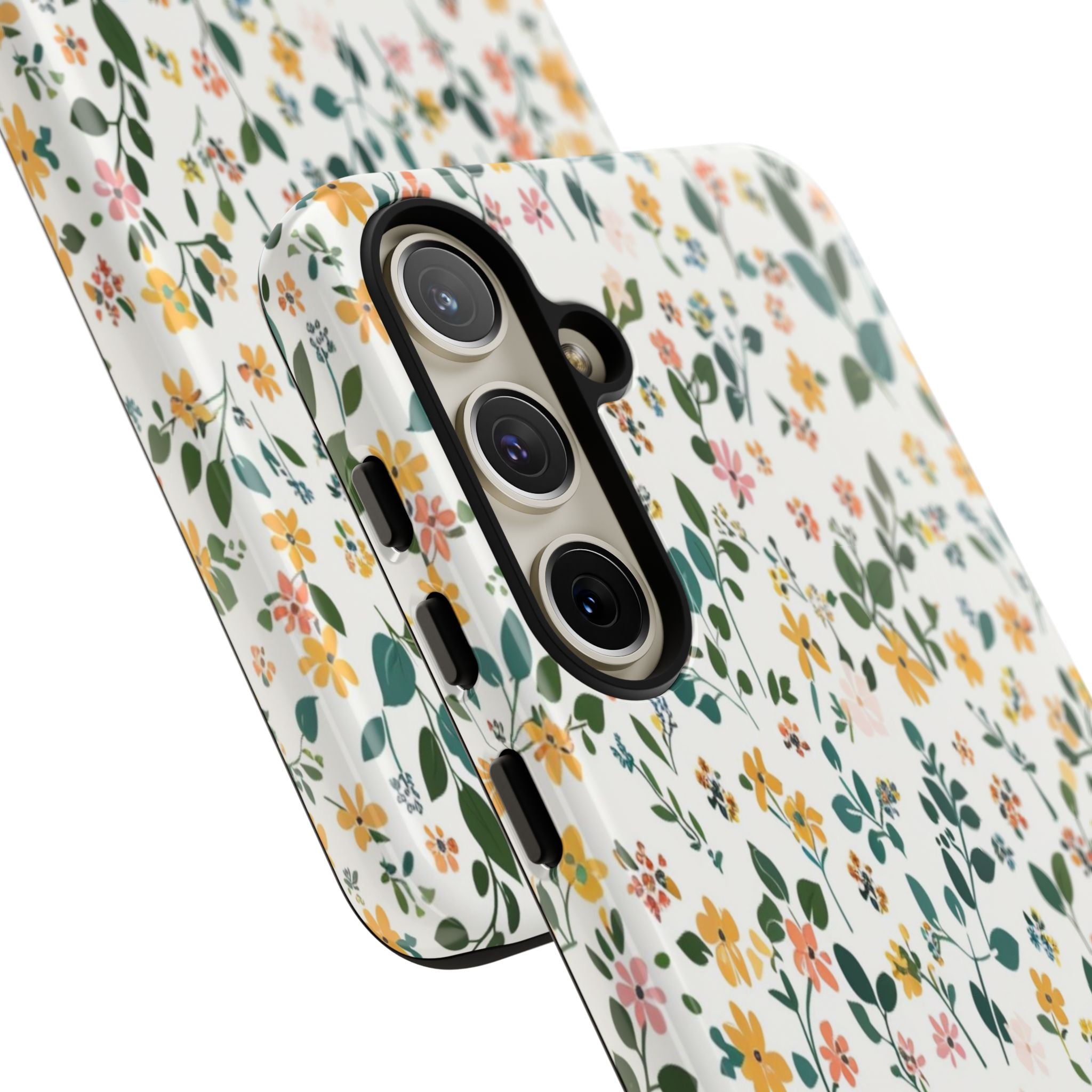 Pastel Leaves and Flowers Case