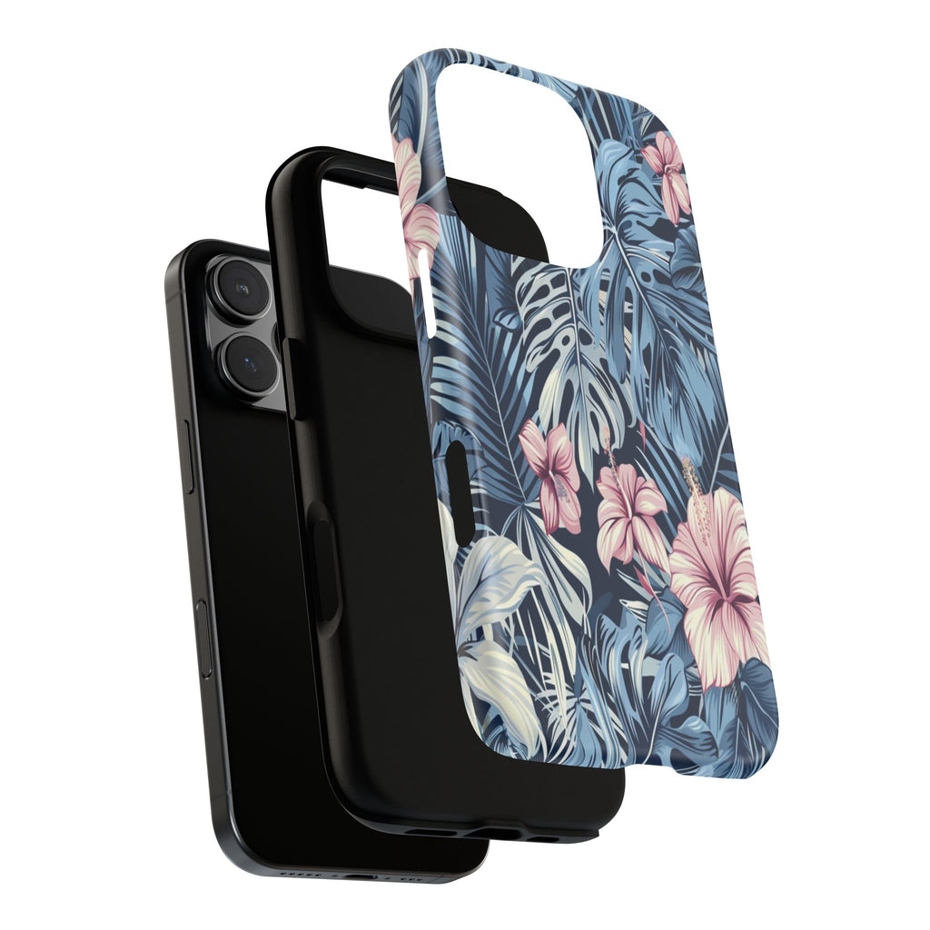Tropical Hibiscus and Monstera Case