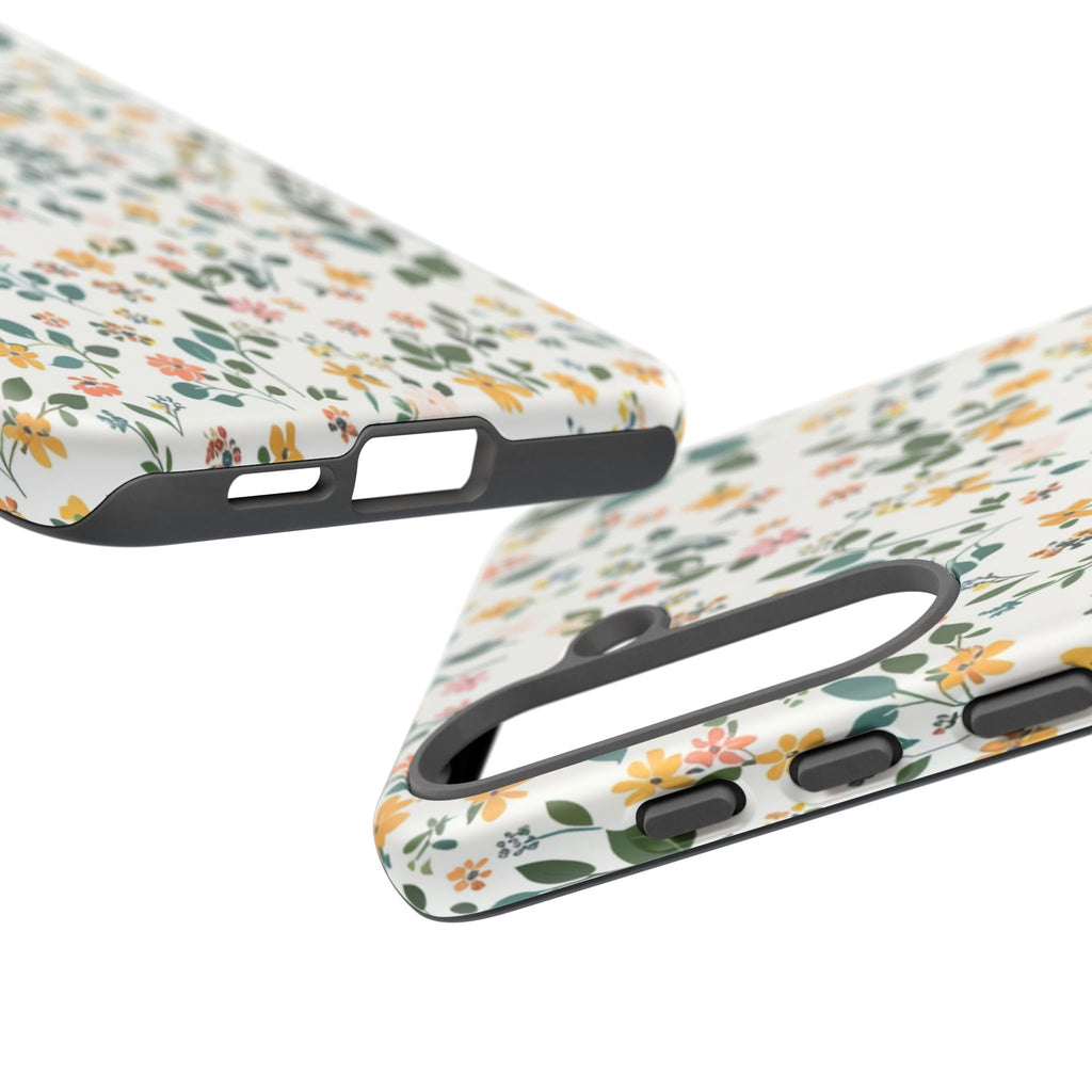 Pastel Leaves and Flowers Case