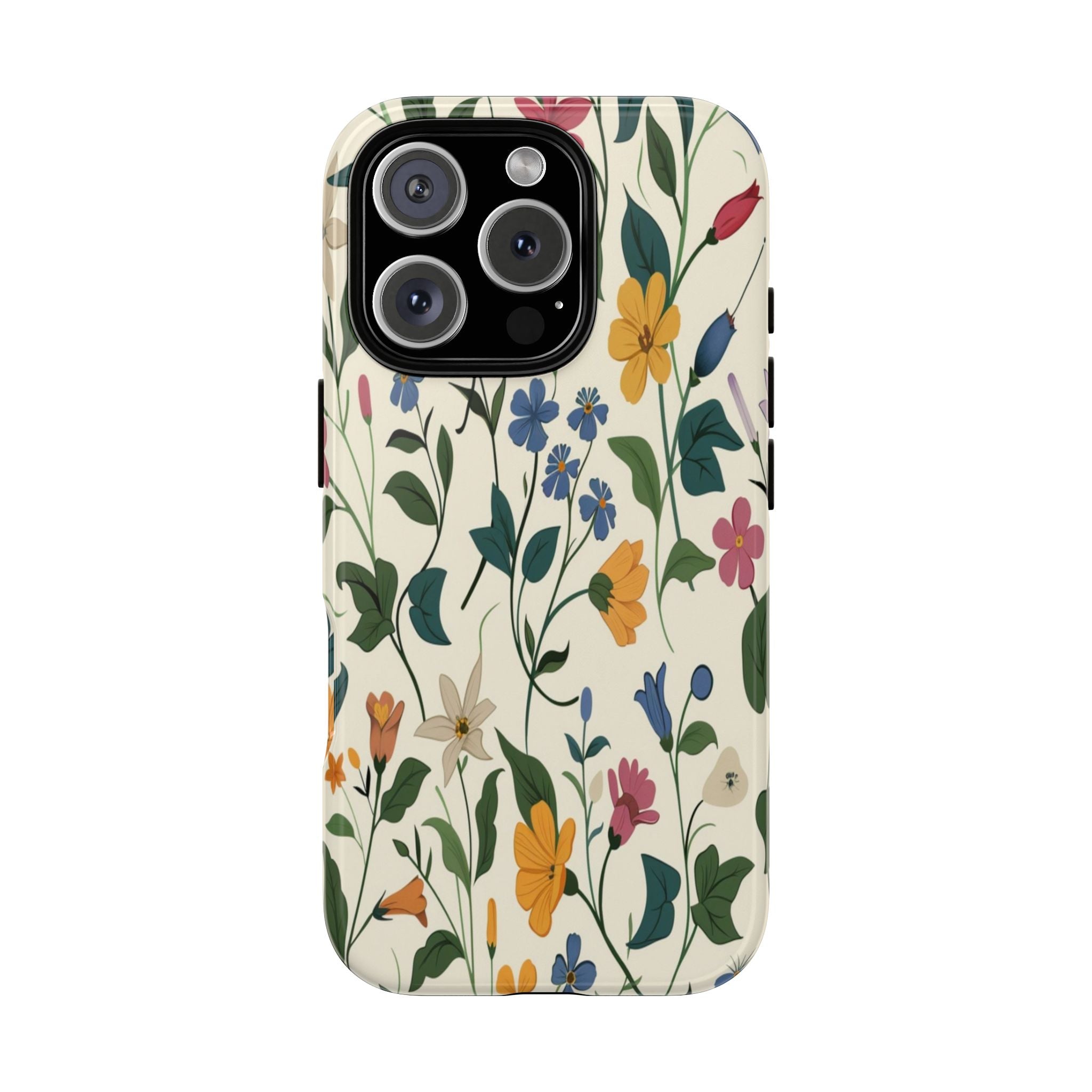 Vibrant Botanical Floral Pattern