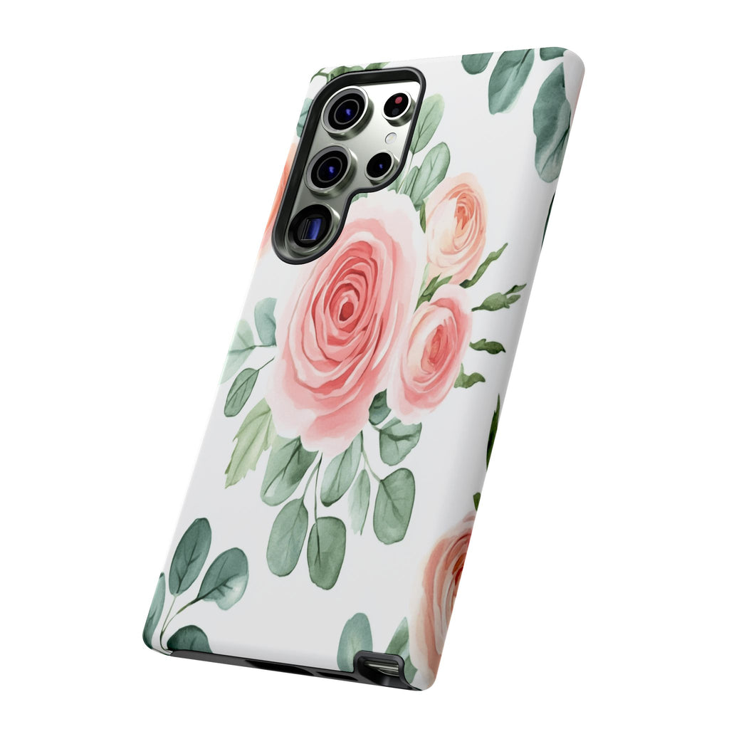 Delicate Watercolor Rose Case