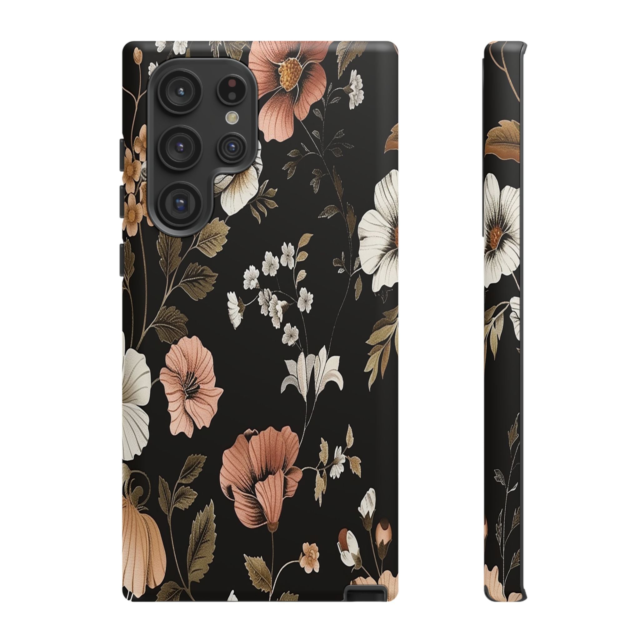 Peachy Cosmos on Black