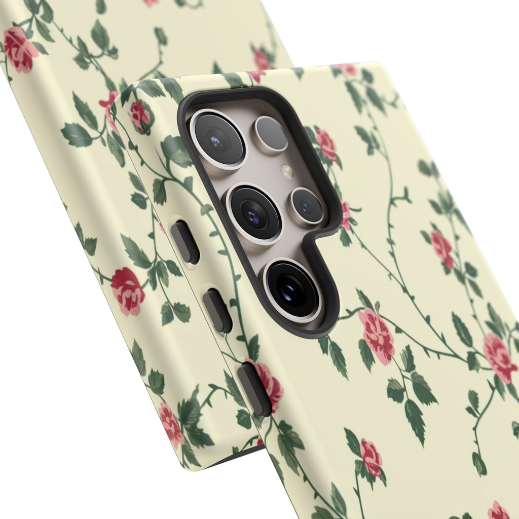 Elegant Pink Victorian Roses Case