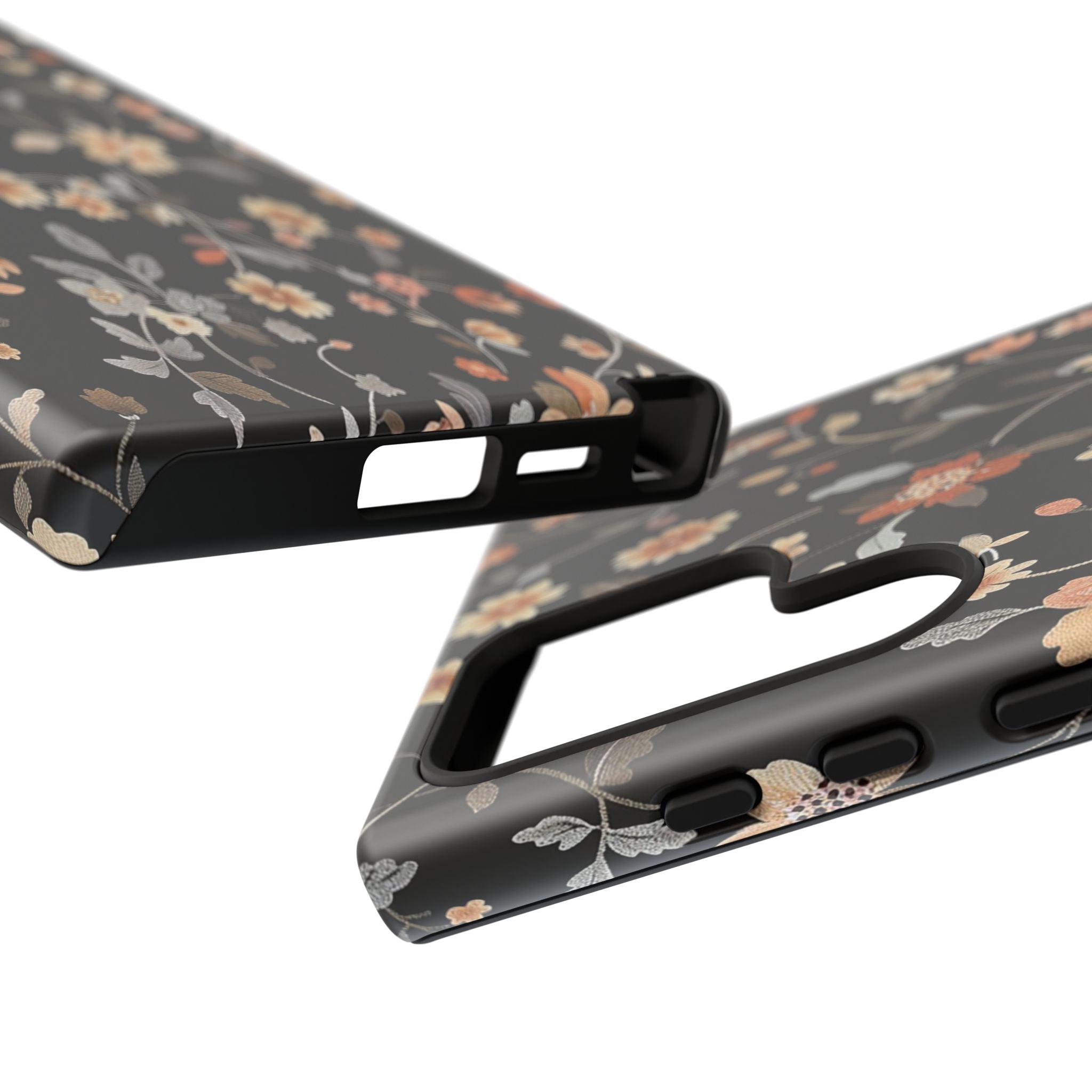 Floral Field on Black Case