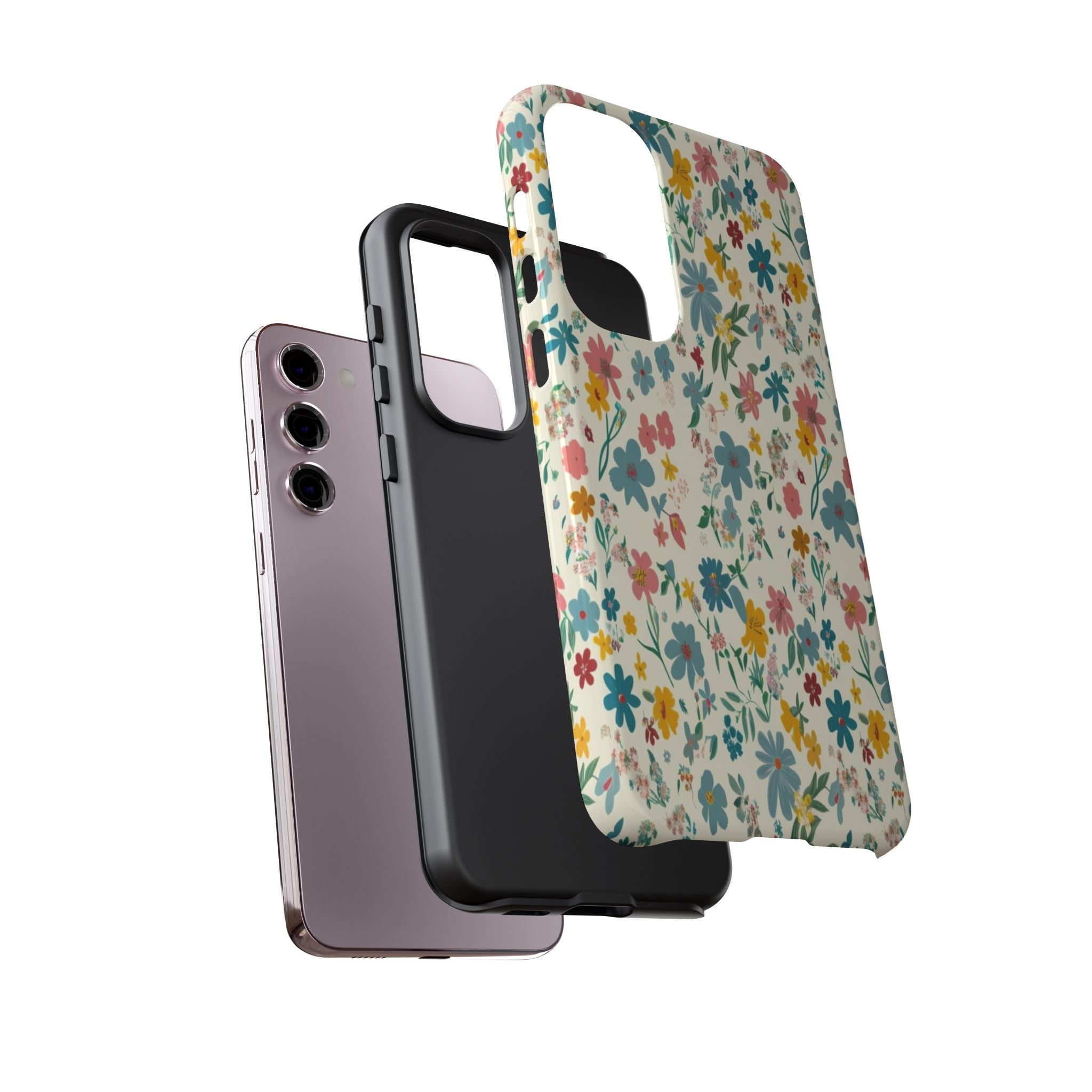 Pastel Yellow Green and Blue Case