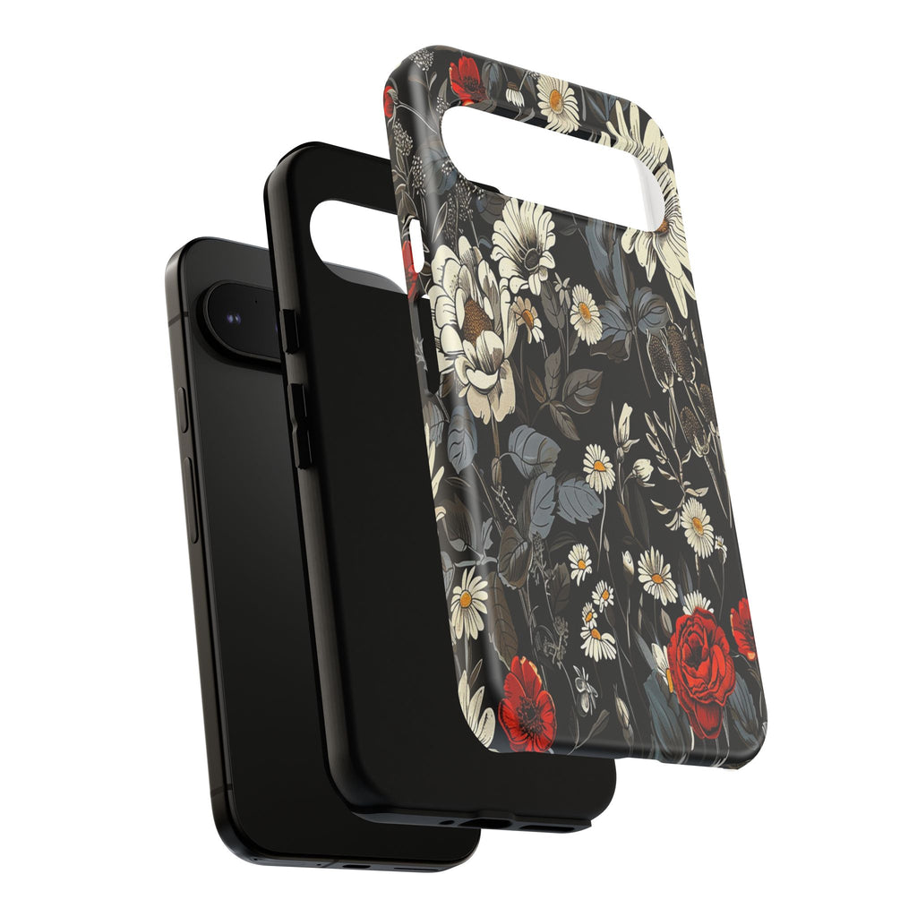 Dark Rose and Daisy Case