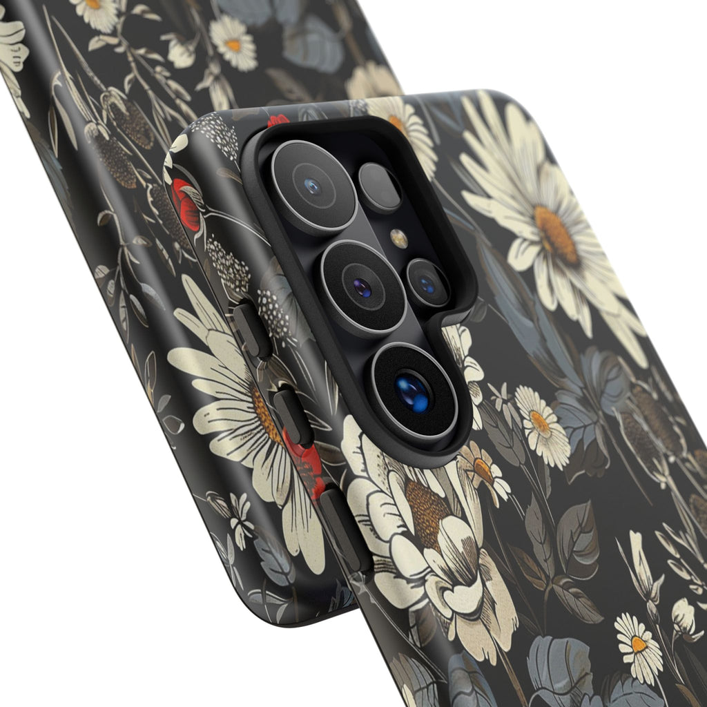 Dark Rose and Daisy Case