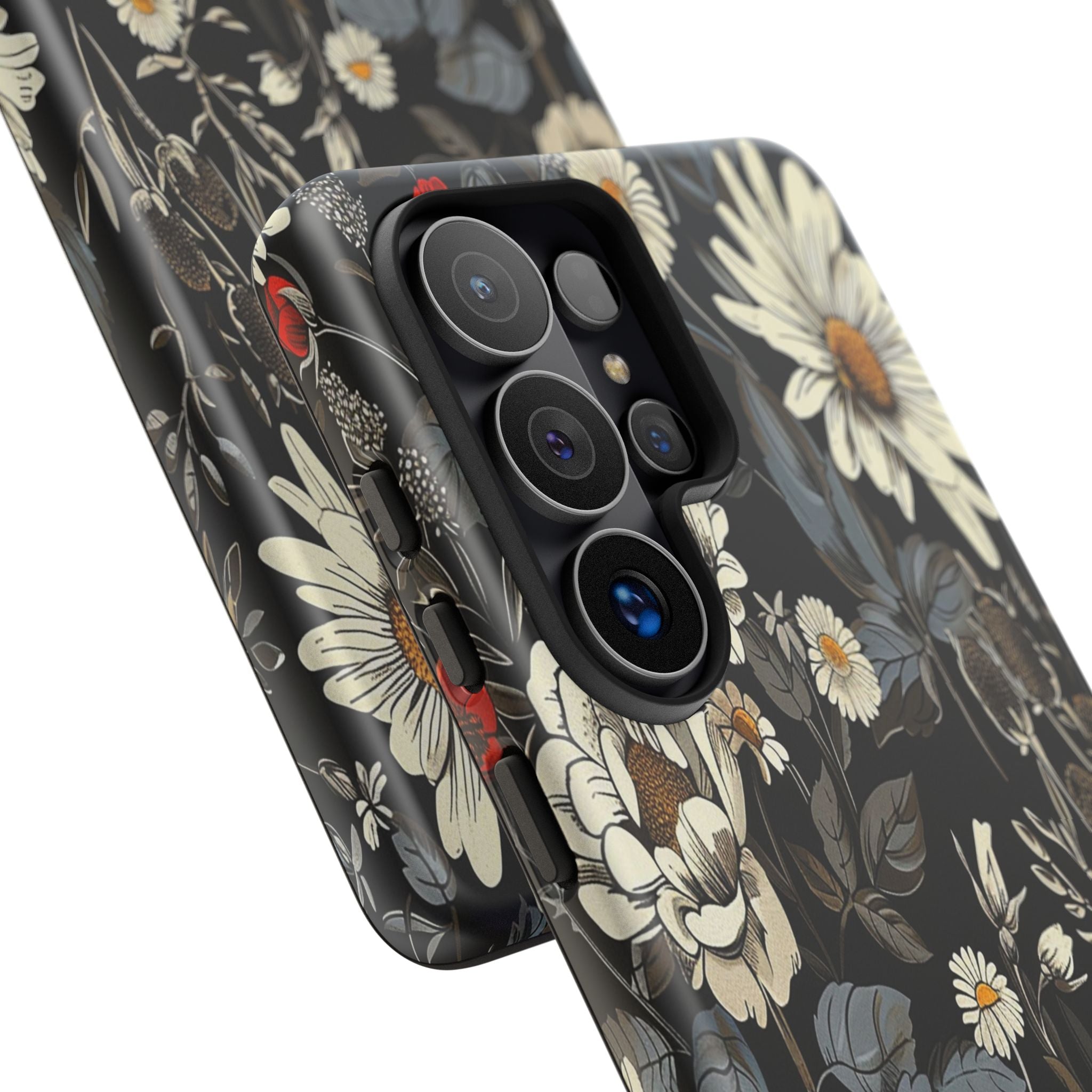 Dark Rose and Daisy Case