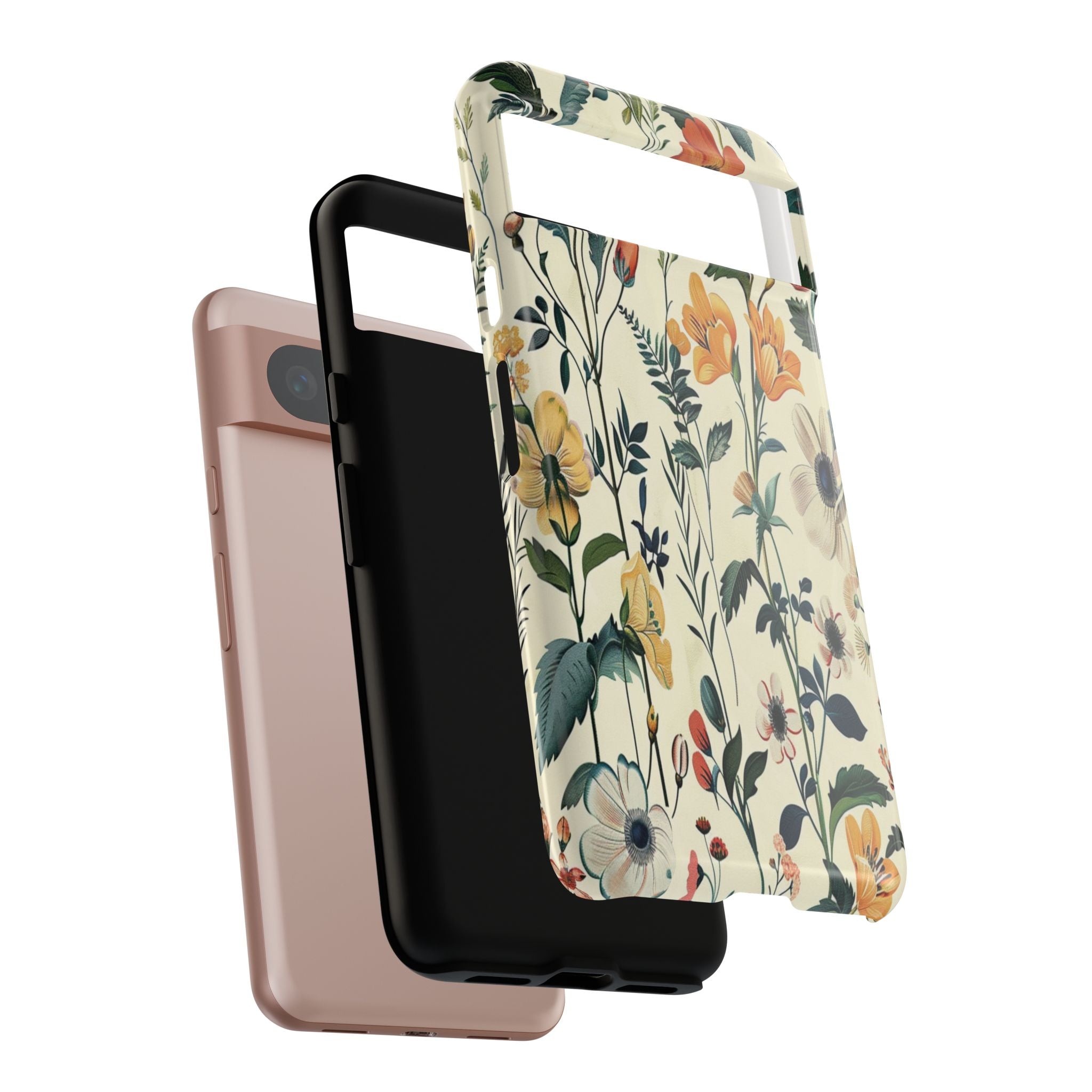 Vintage Botanical Wildflower Seamless Pattern