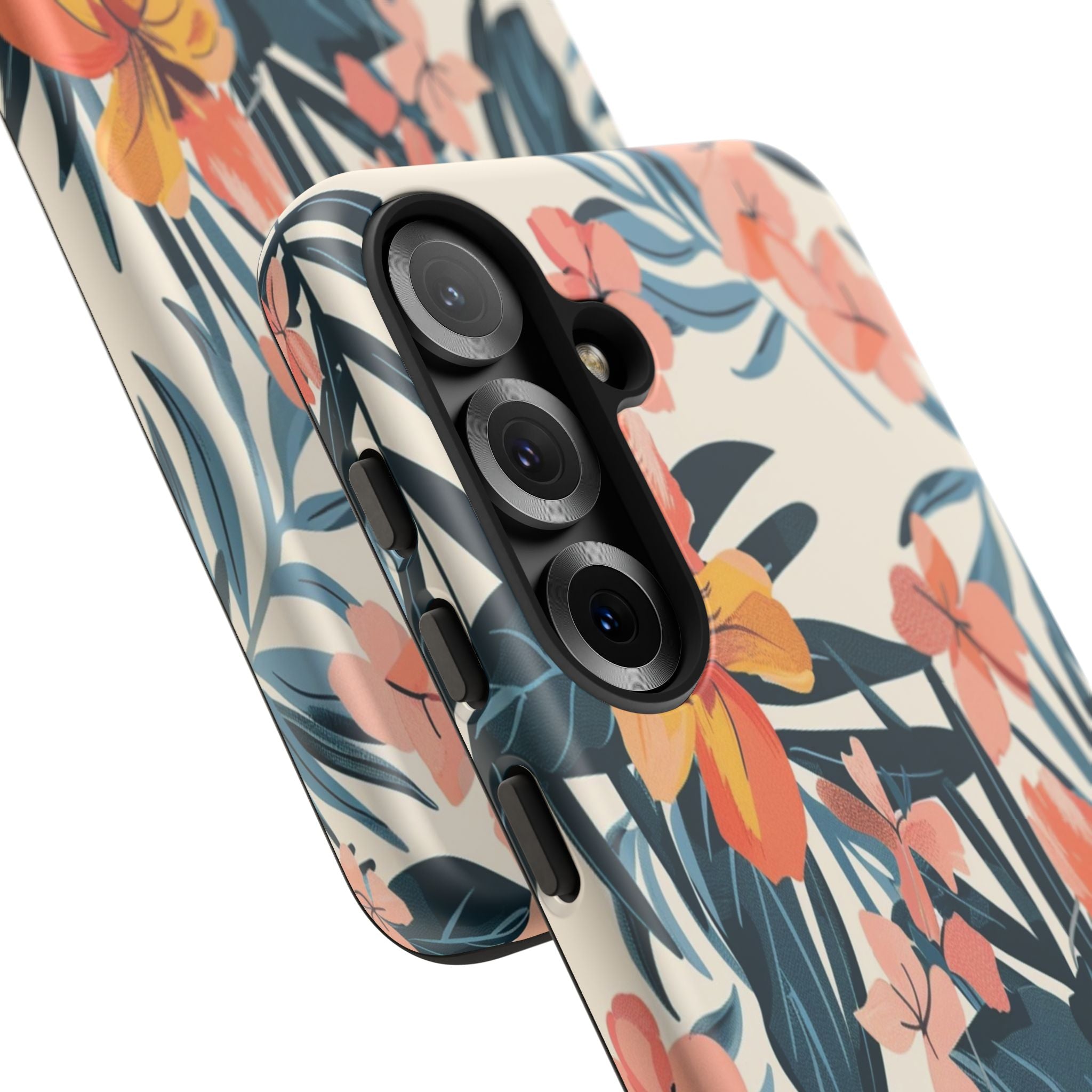 Tropical White and Blue Case