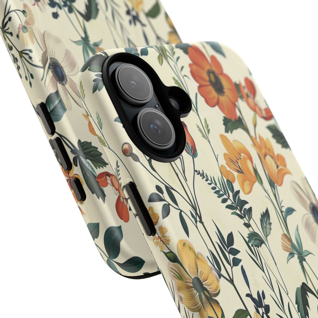 Vintage Botanical Wildflower Seamless Pattern