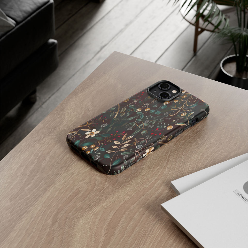 Dark Leafy Case