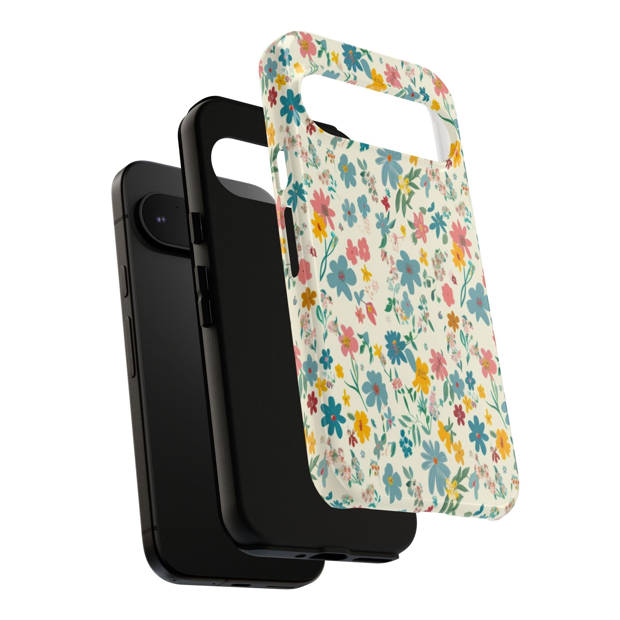Pastel Yellow Green and Blue Case