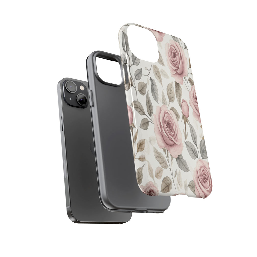 Elegant Watercolor Rose Case