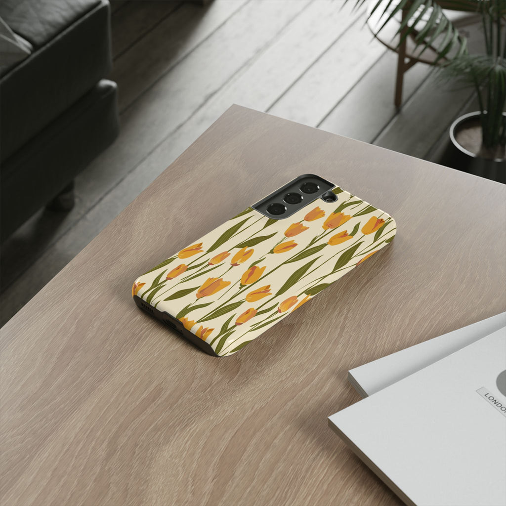 Yellow and Orange Tulips Case