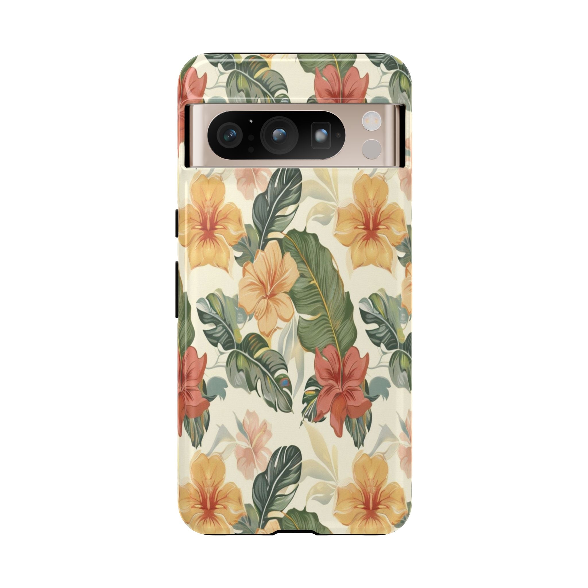 Vintage Tropical Floral Seamless Pattern