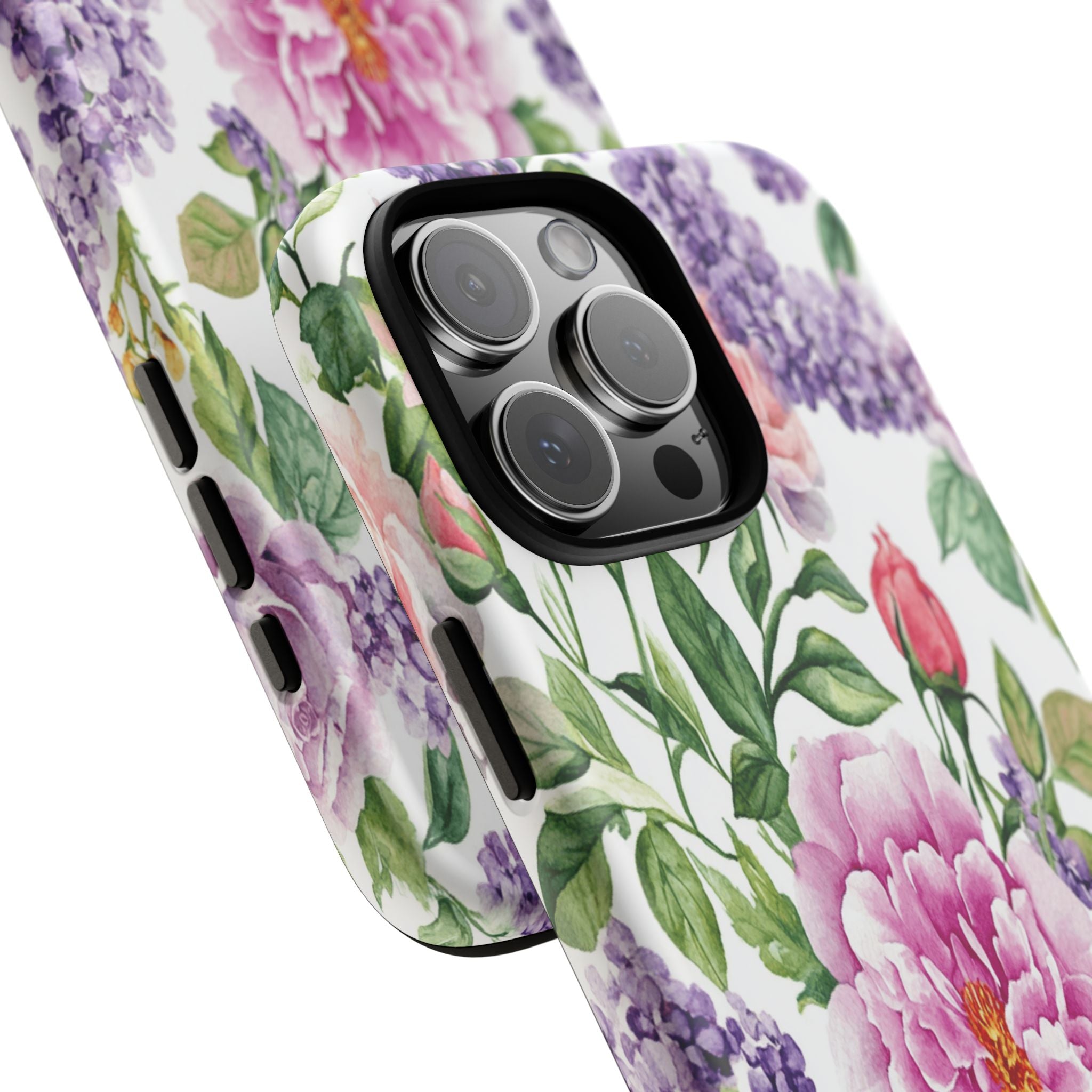 Watercolor Peonies and Lilacs Case