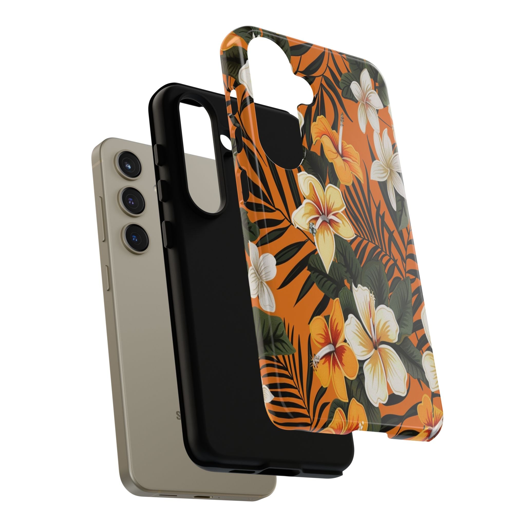 Vibrant Orange Tropical Case