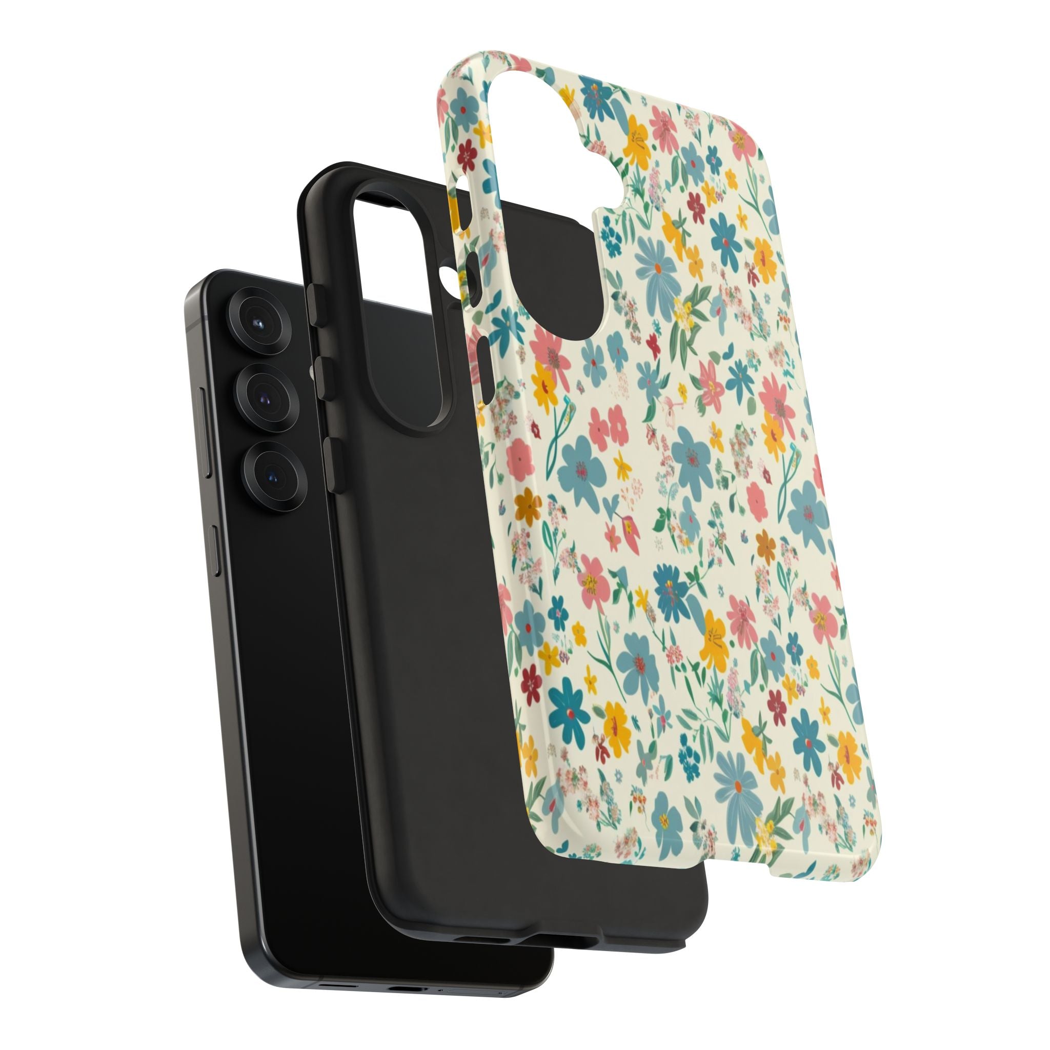 Pastel Yellow Green and Blue Case
