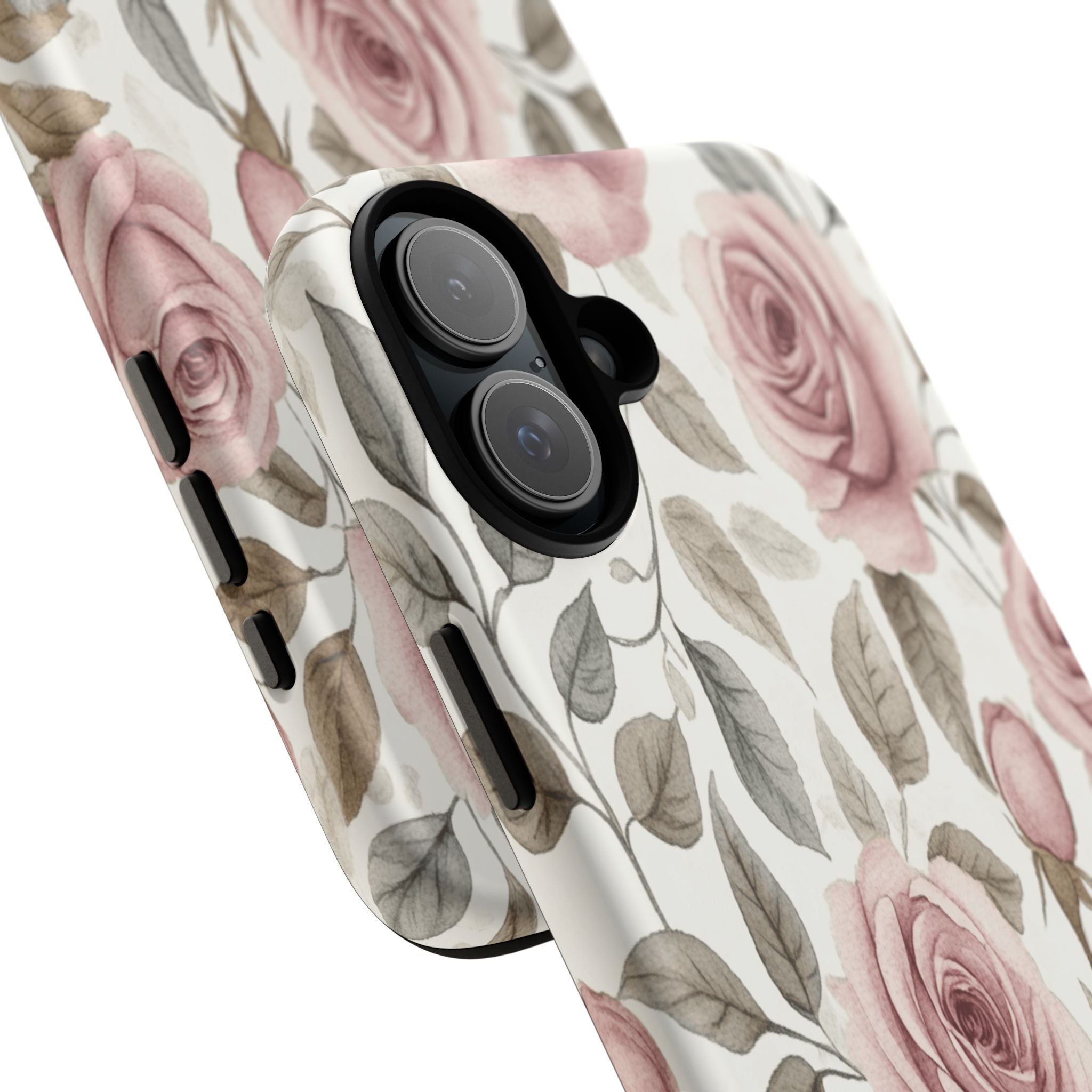 Elegant Watercolor Rose Case
