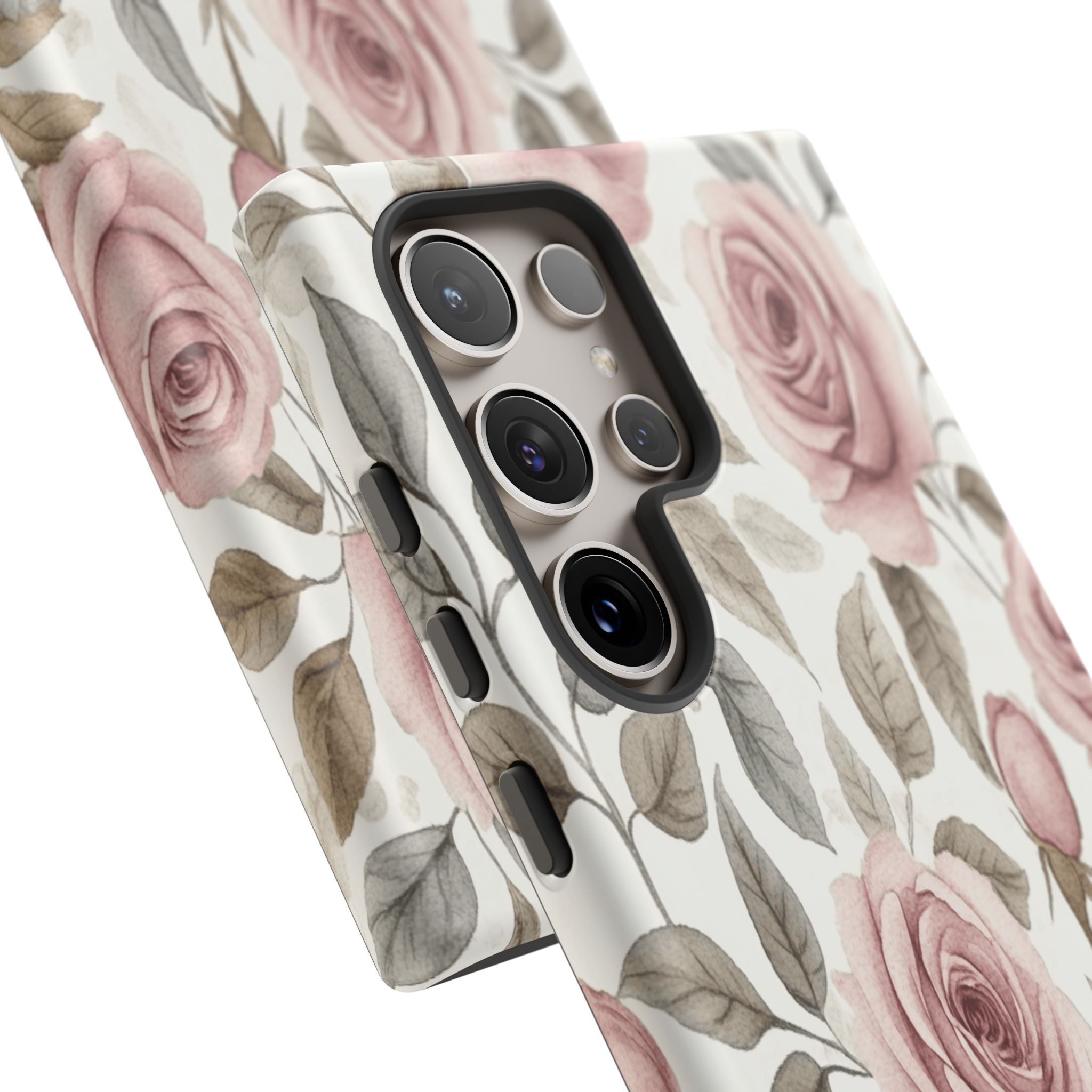 Elegant Watercolor Rose Case